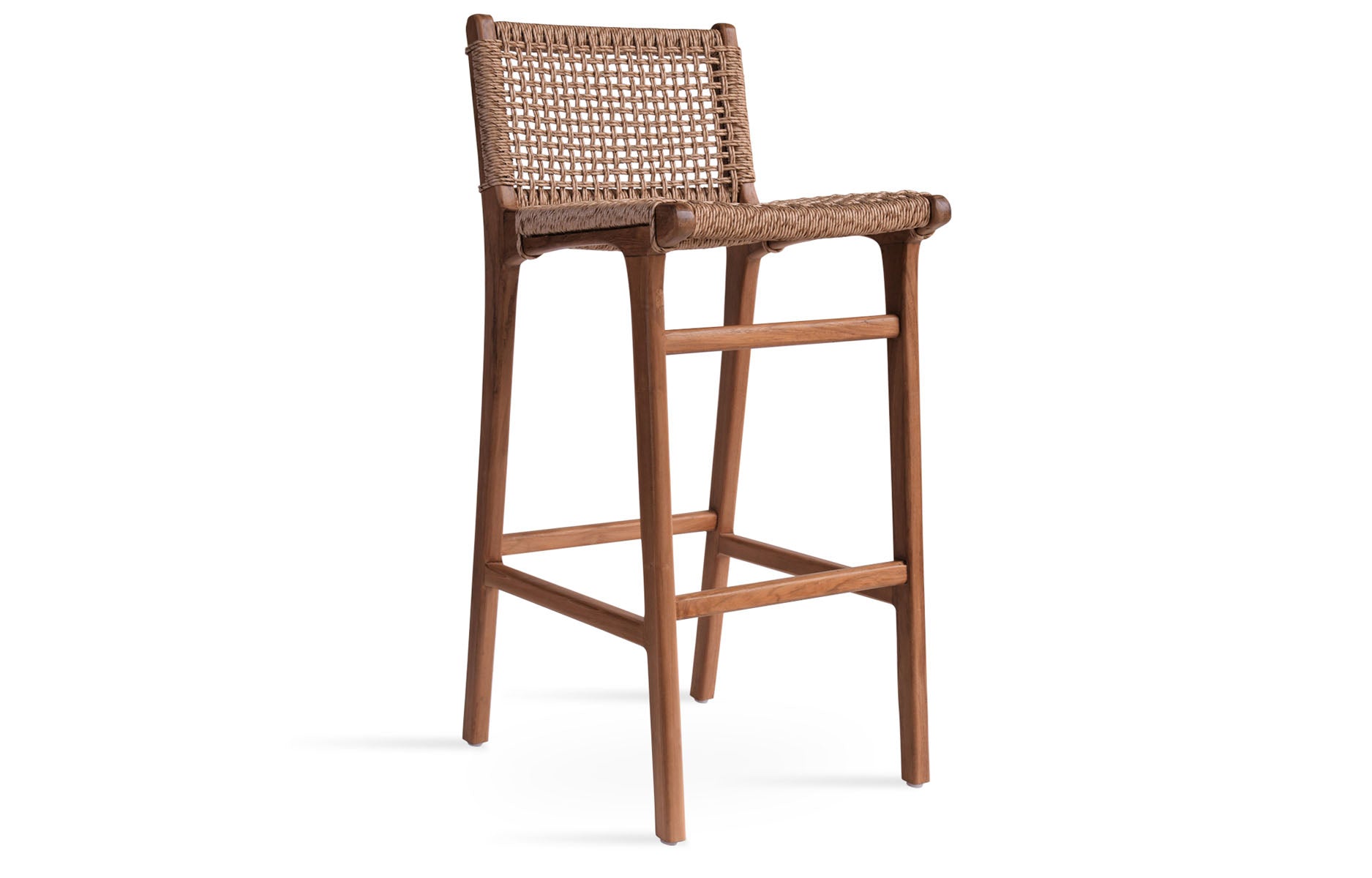 Paramus Teak Bar Stool