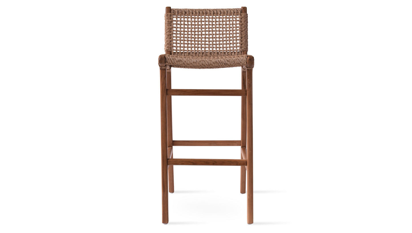 Paramus Teak Bar Stool