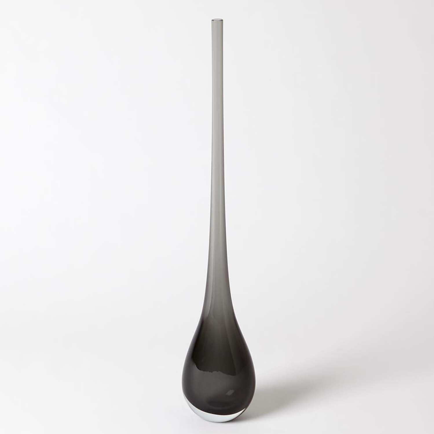 Global Views Gray Droplet Vase