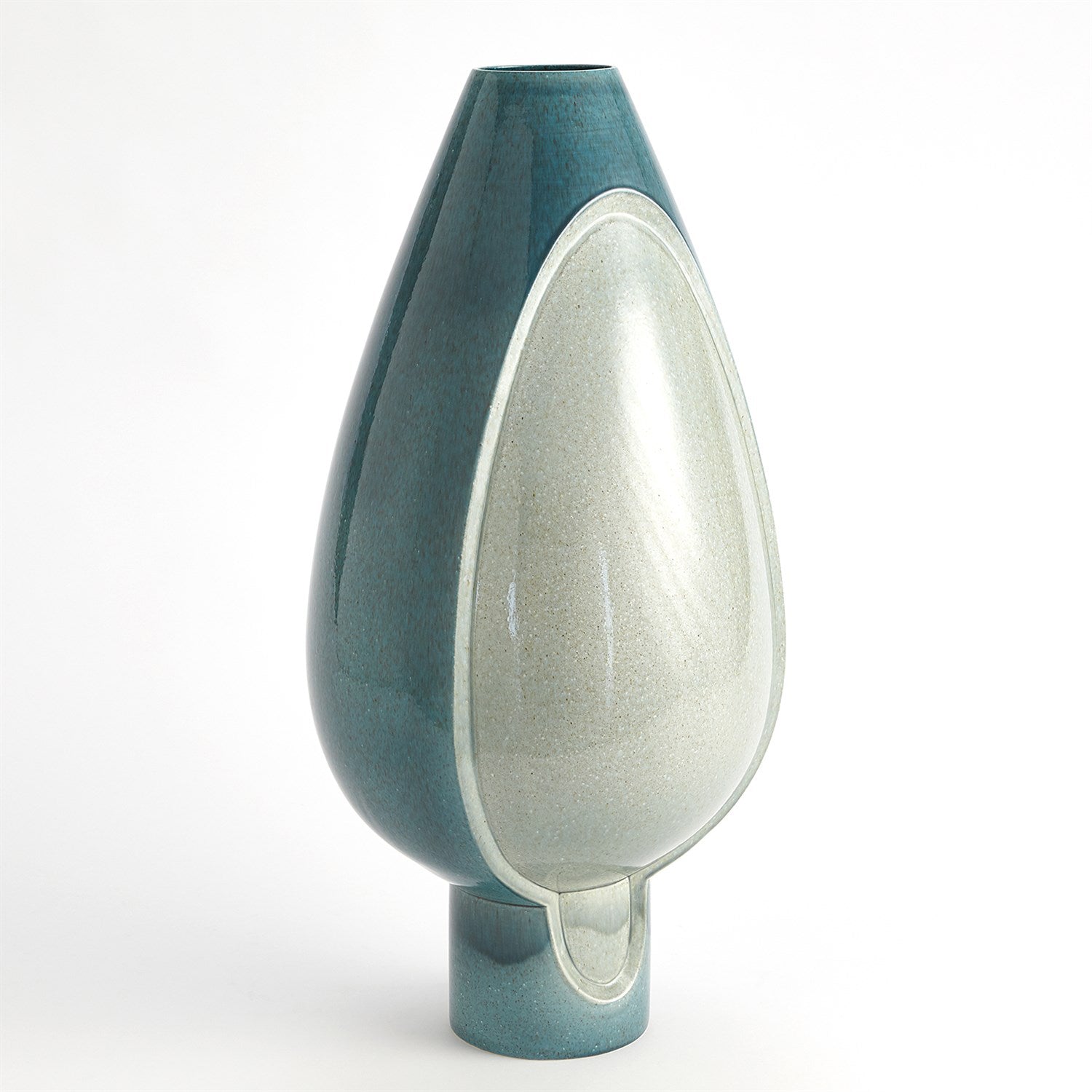 Global Views Two Tone Pod Vase