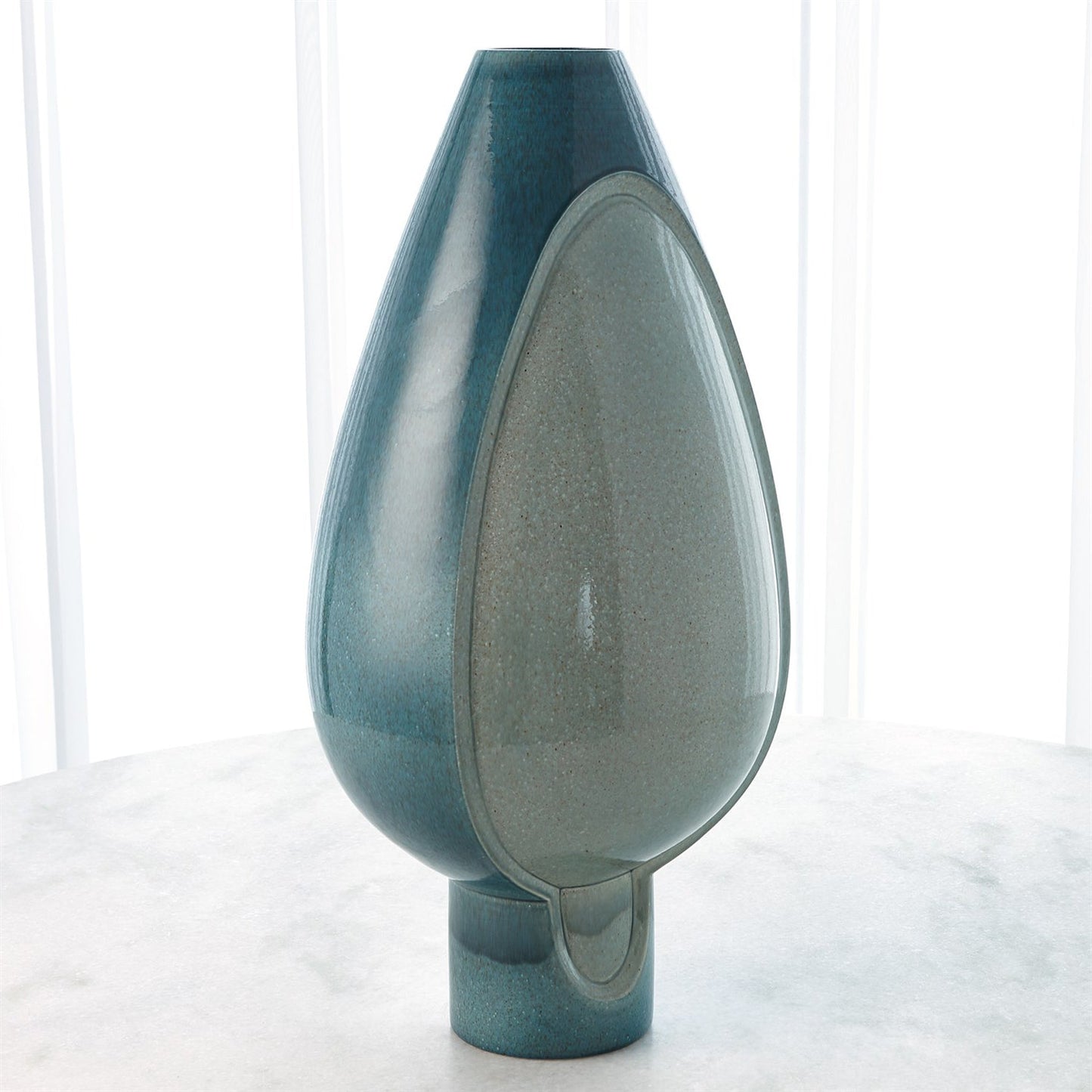 Global Views Two Tone Pod Vase