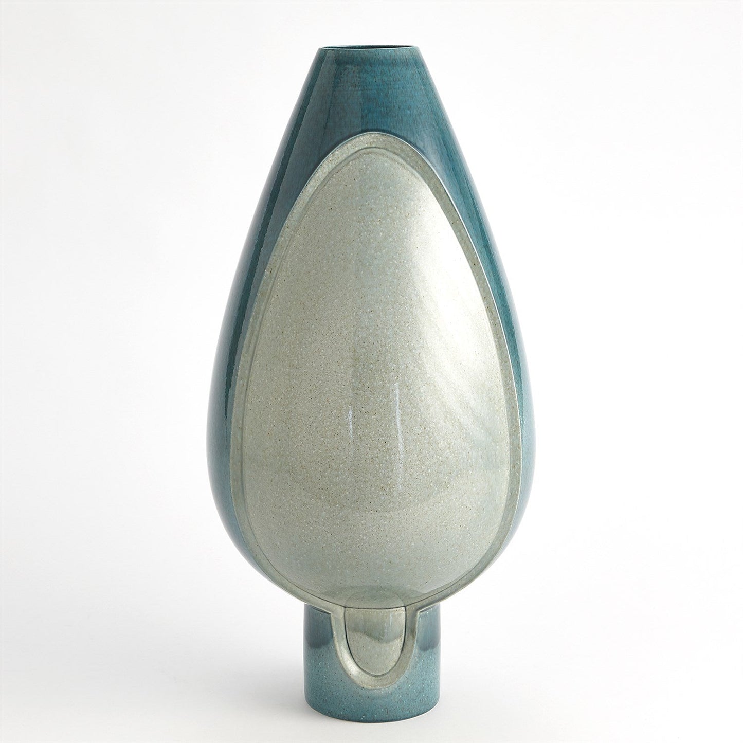 Global Views Two Tone Pod Vase