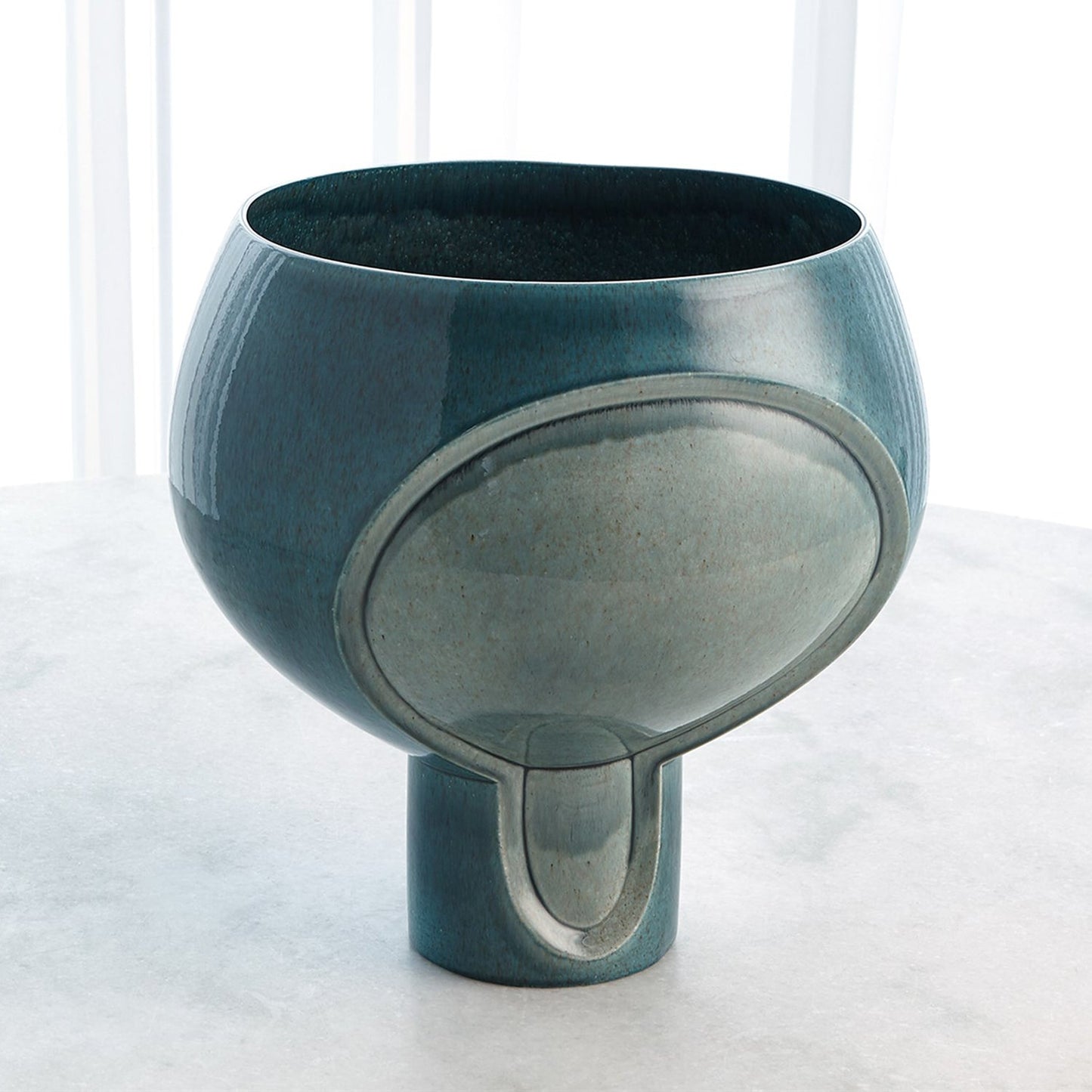 Global Views Two Tone Pod Vase