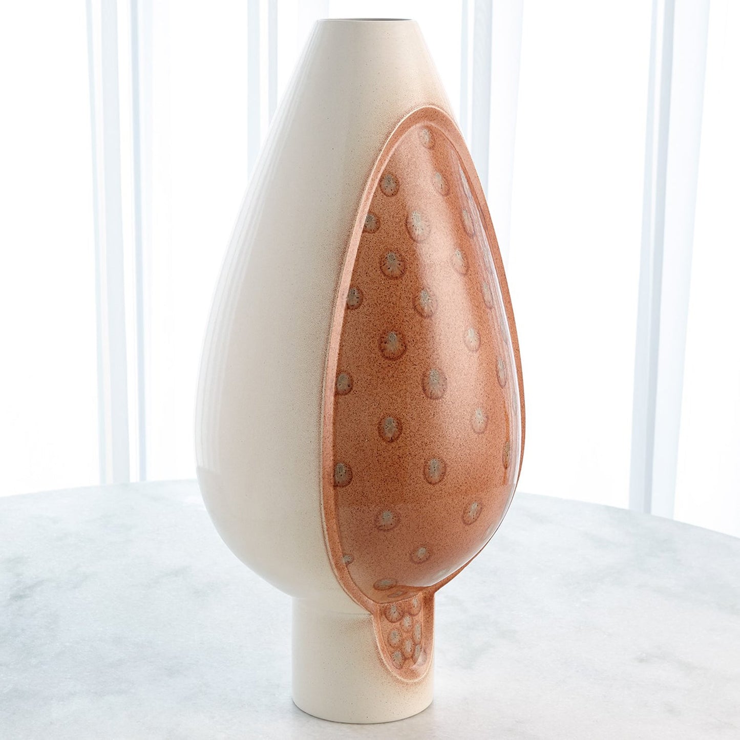 Global Views Two Tone Pod Vase