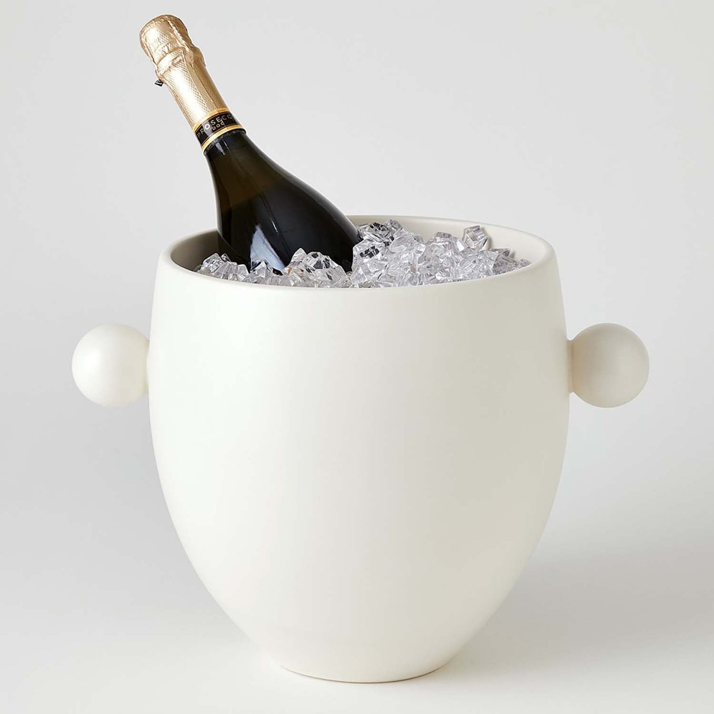 Global Views Ball Handled Ice Bucket