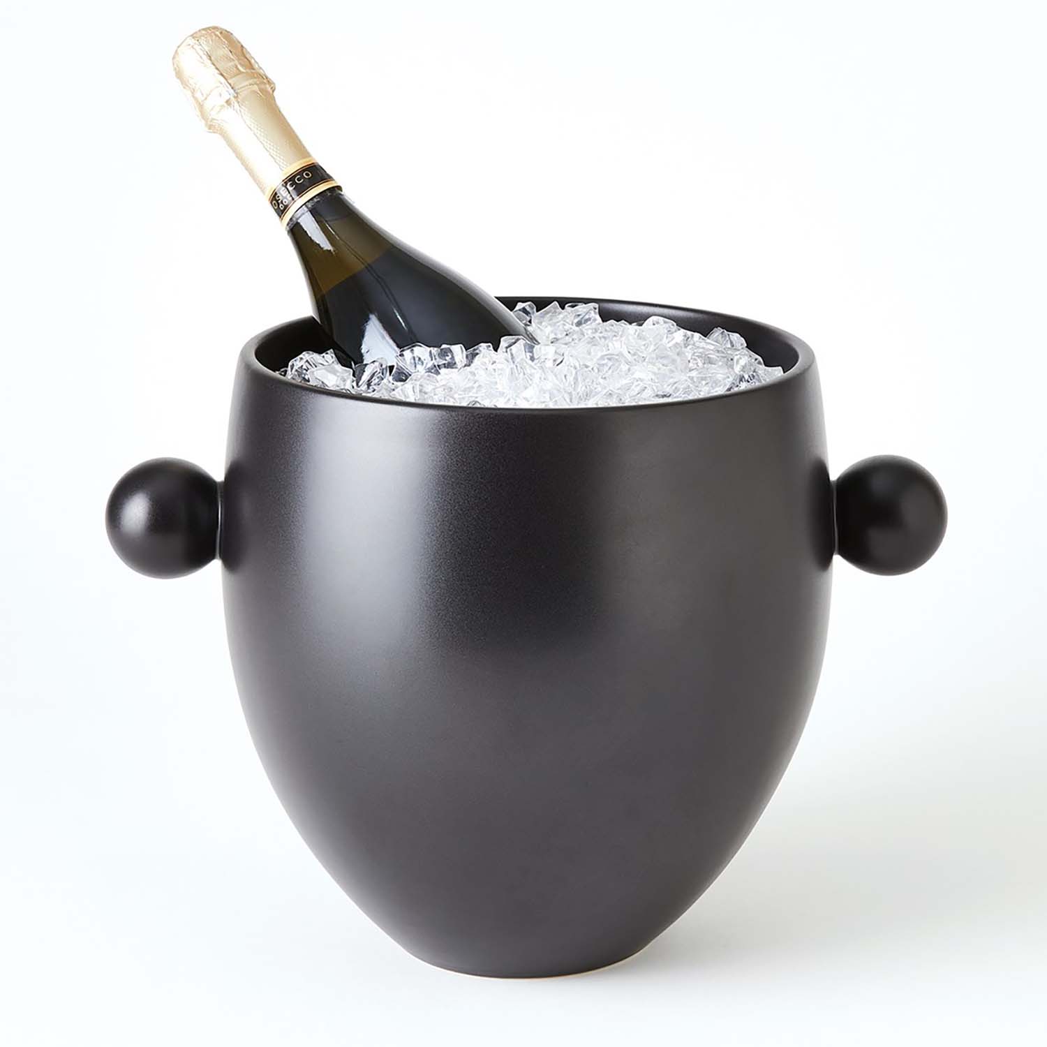 Global Views Ball Handled Ice Bucket