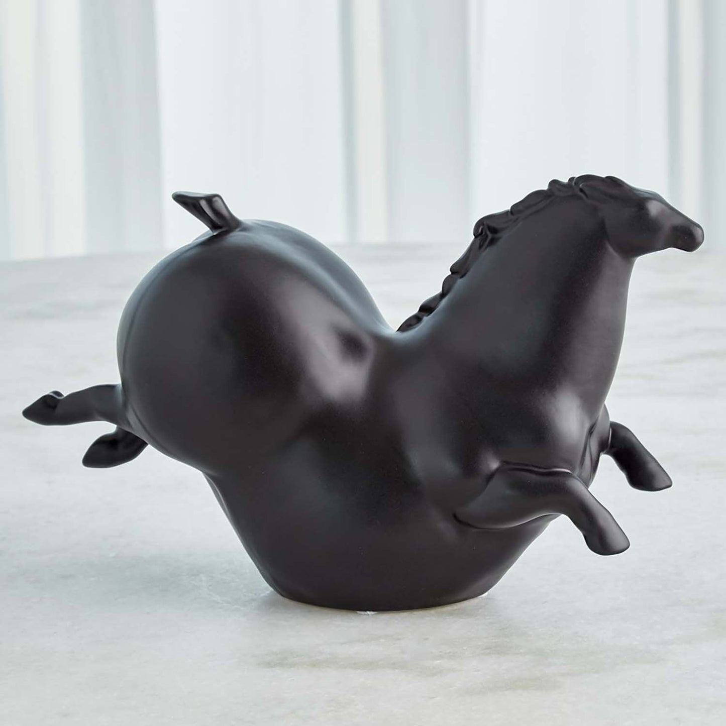 Global Views Friesian Horse Sculpture