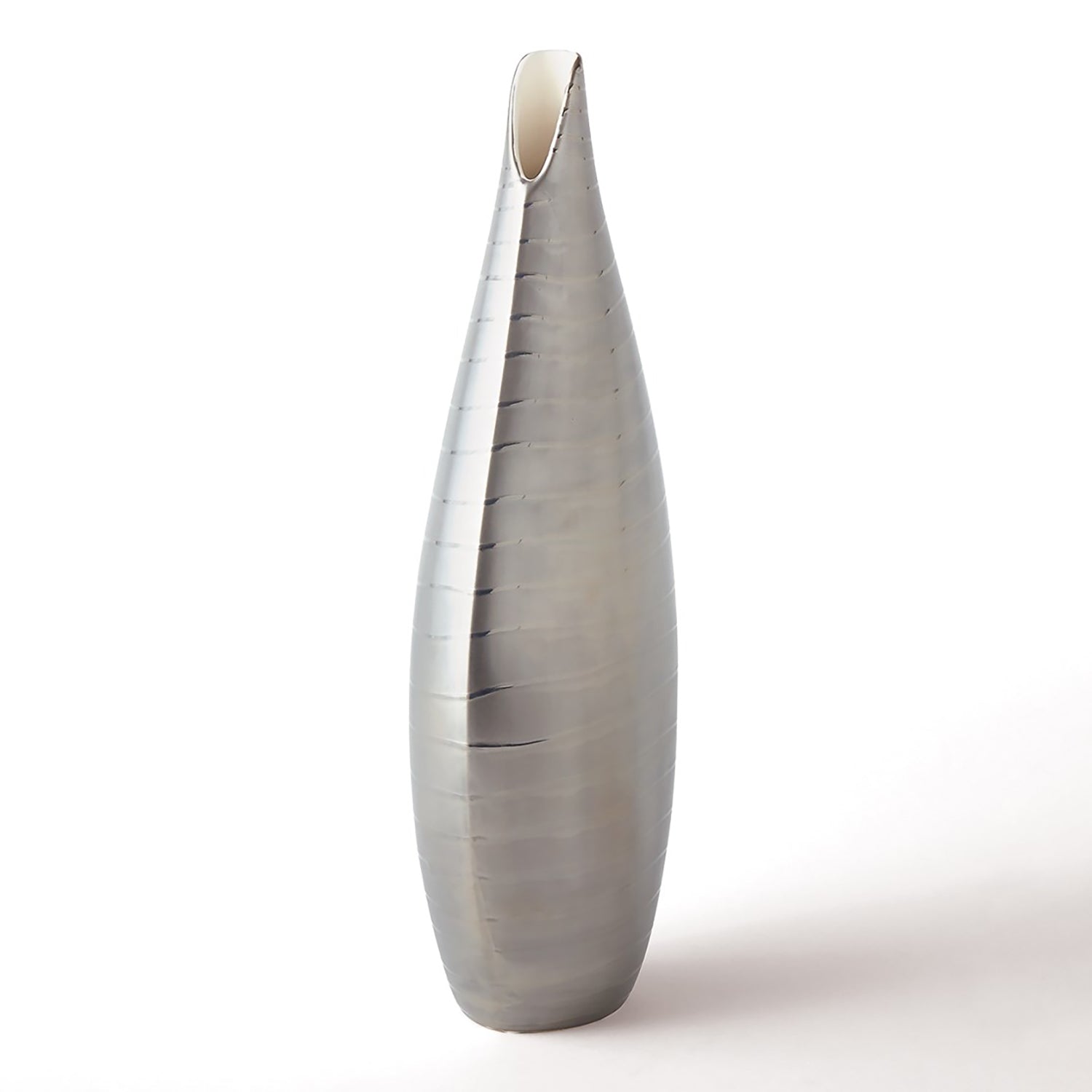 Global Views Platinum Stripe Vase