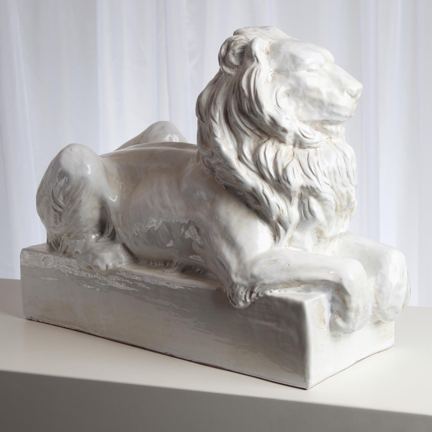 Global Views Lion Sculpture