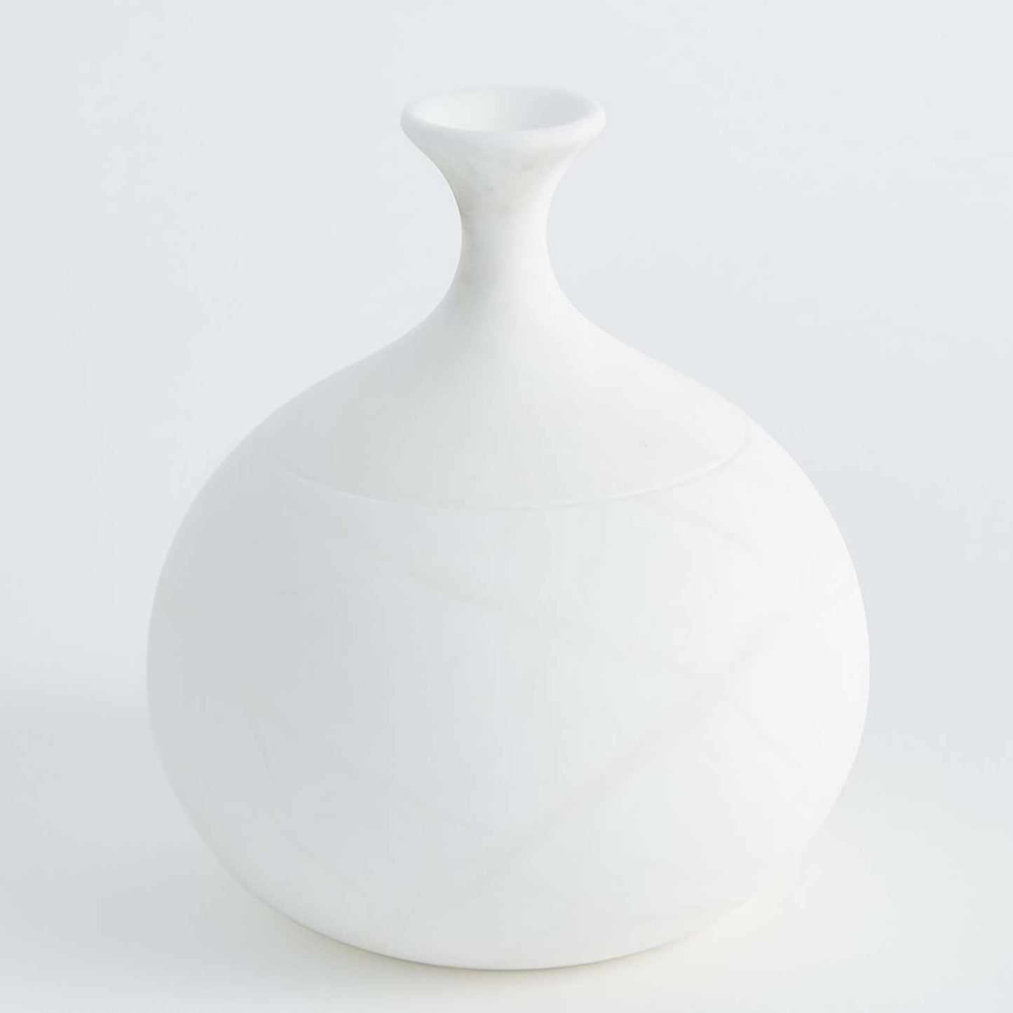 Global Views Alabaster Teardrop Vase