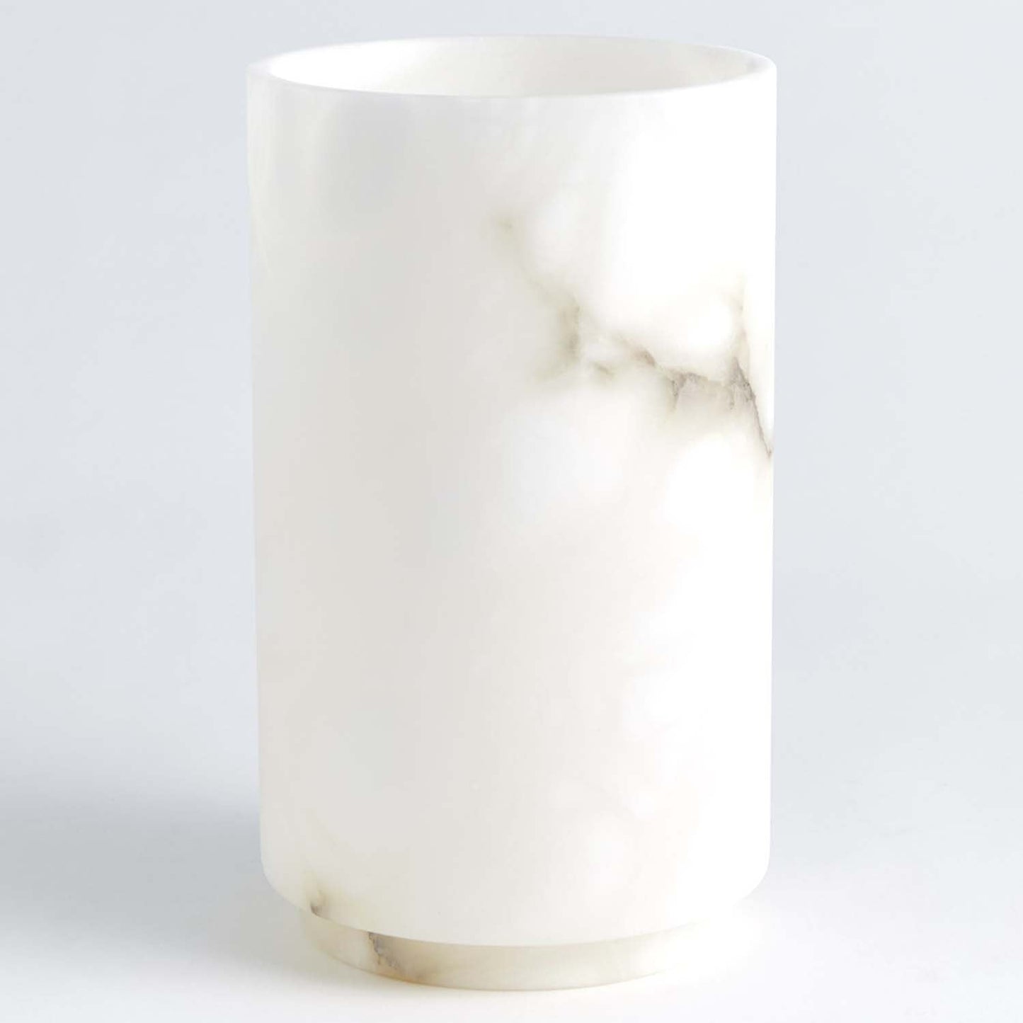 Global Views Alabaster Cylinder Vase