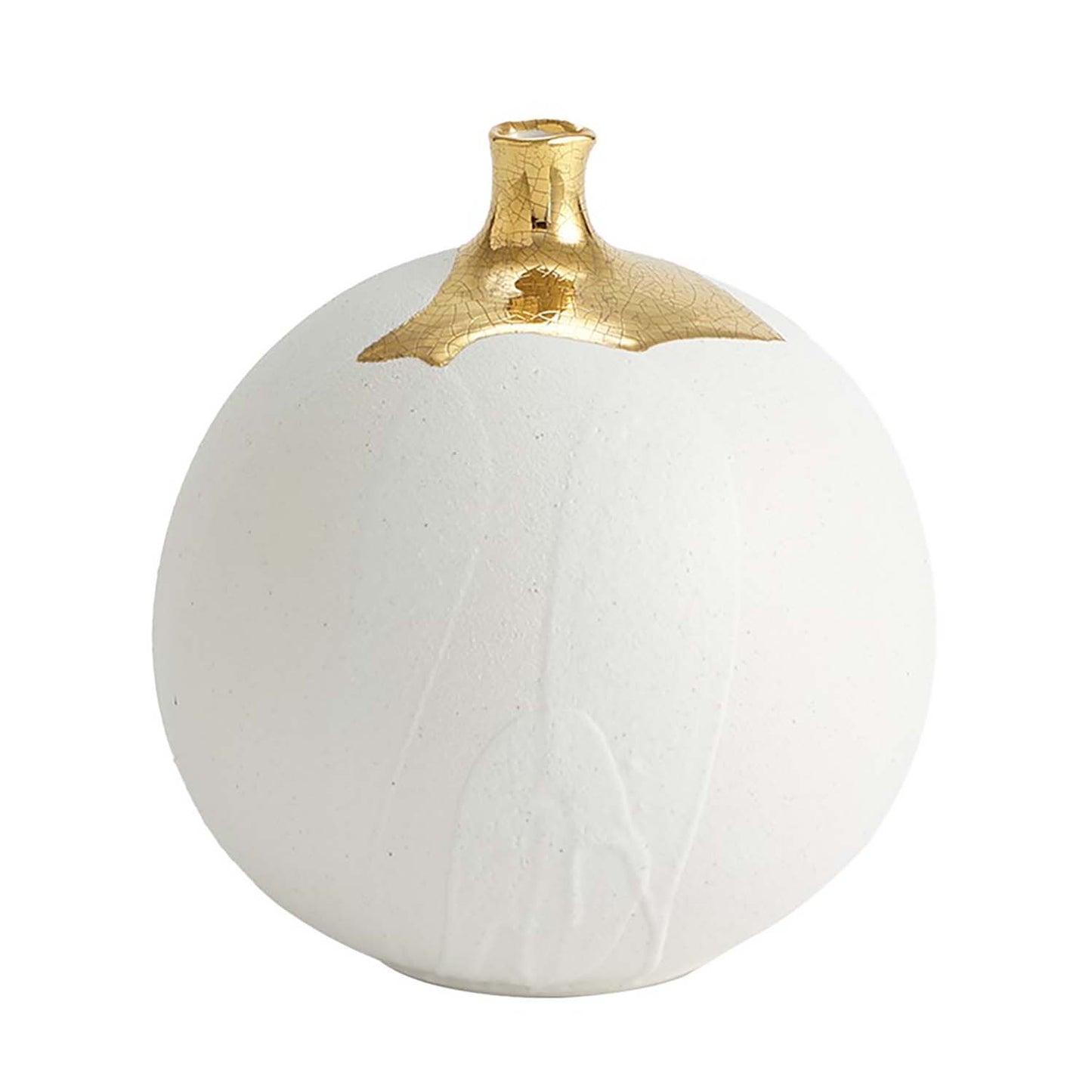 Global Views Dipped Golden Sphere Vase