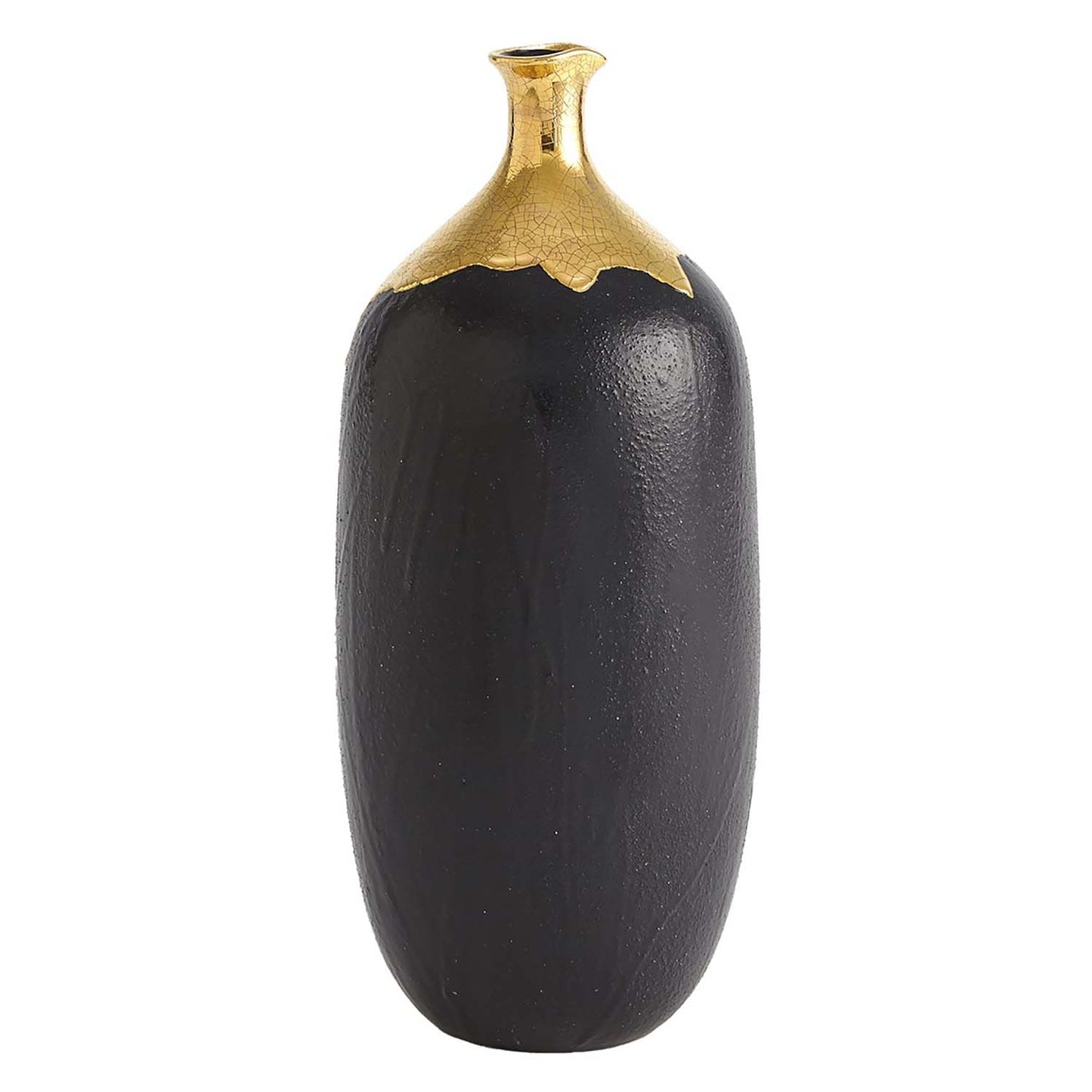 Global Views Dipped Golden Cylinder Vase