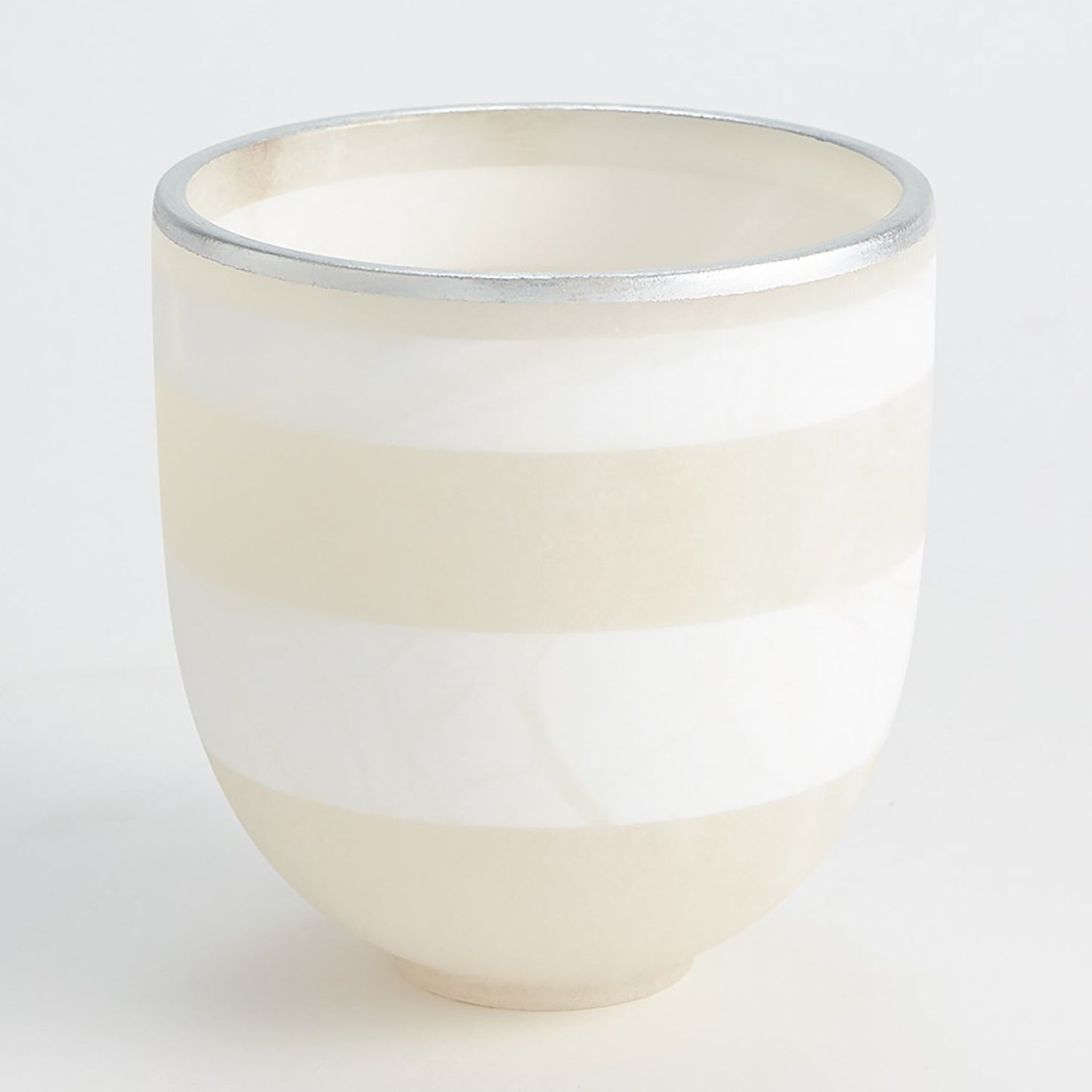 Global Views Striped Alabaster Bowl