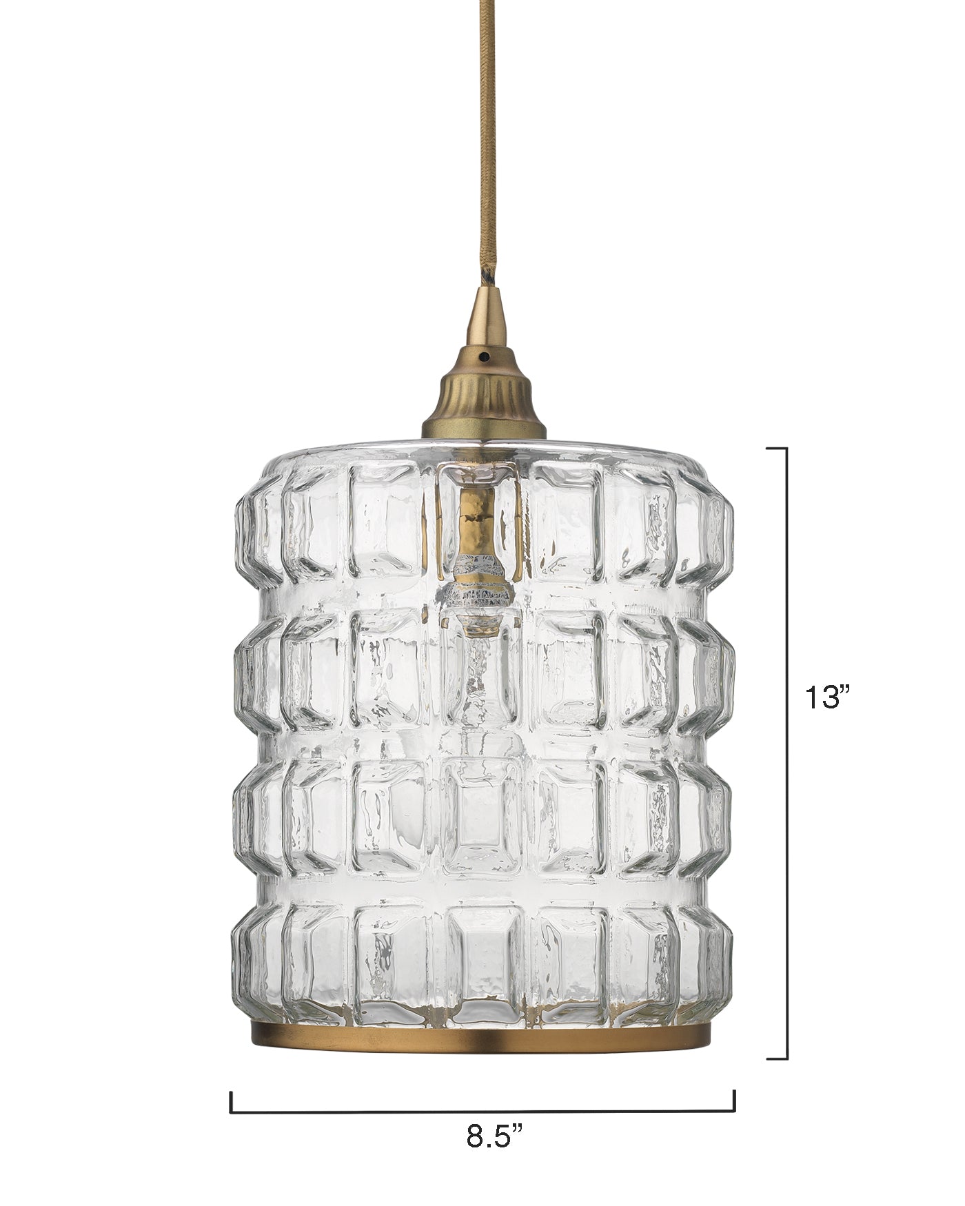 Madison Pendant Brass