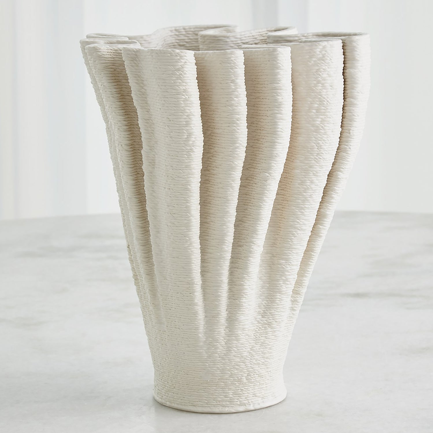 Global Views Ripple Printed Vase