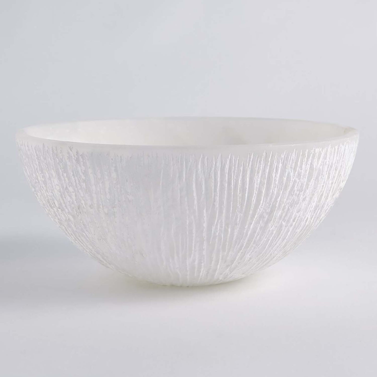 Global Views Chiseled Alabaster Bowl