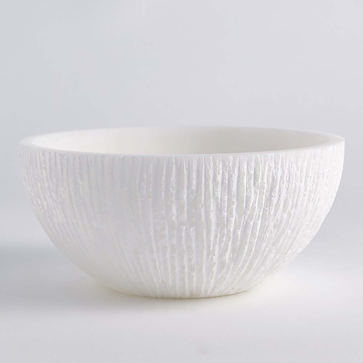 Global Views Chiseled Alabaster Bowl