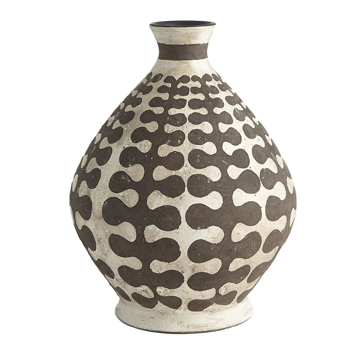 Global Views Interlock Round Vase