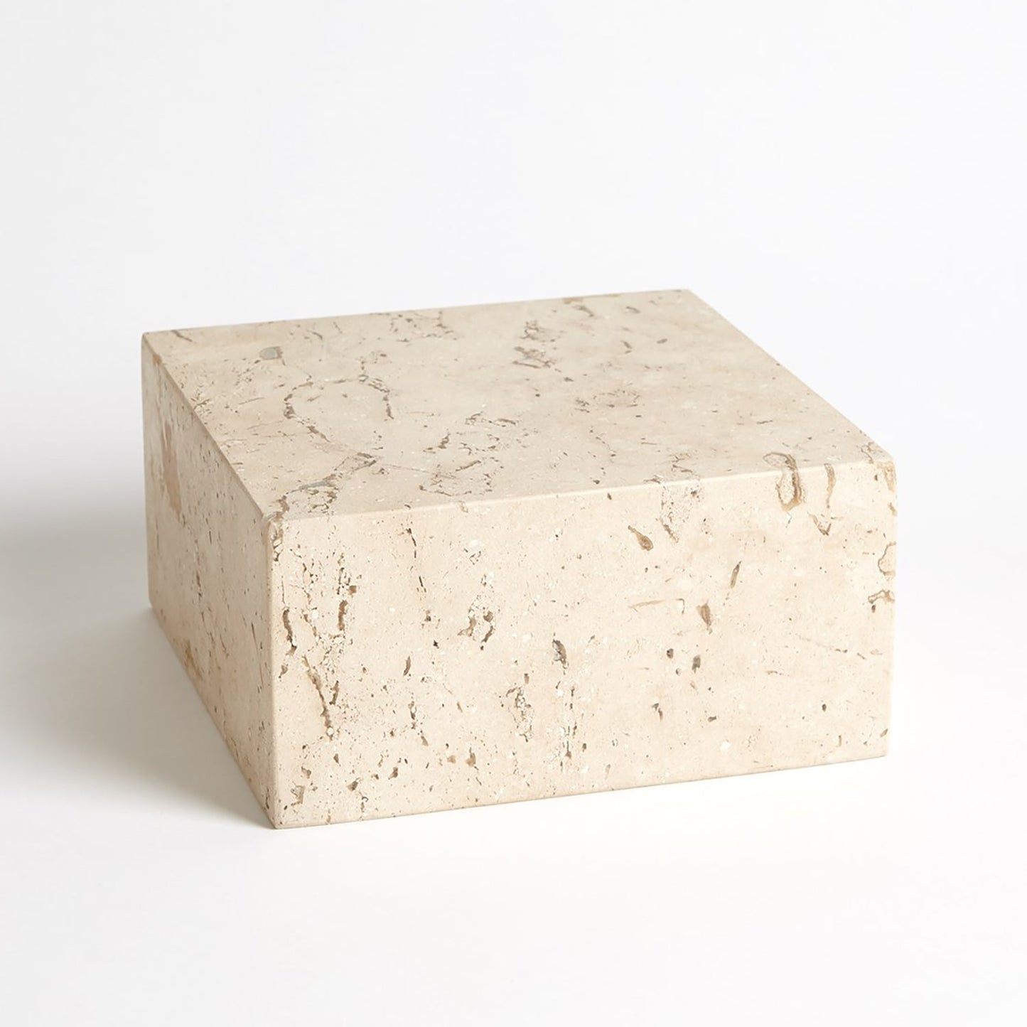 Global Views Travertine Cube Riser