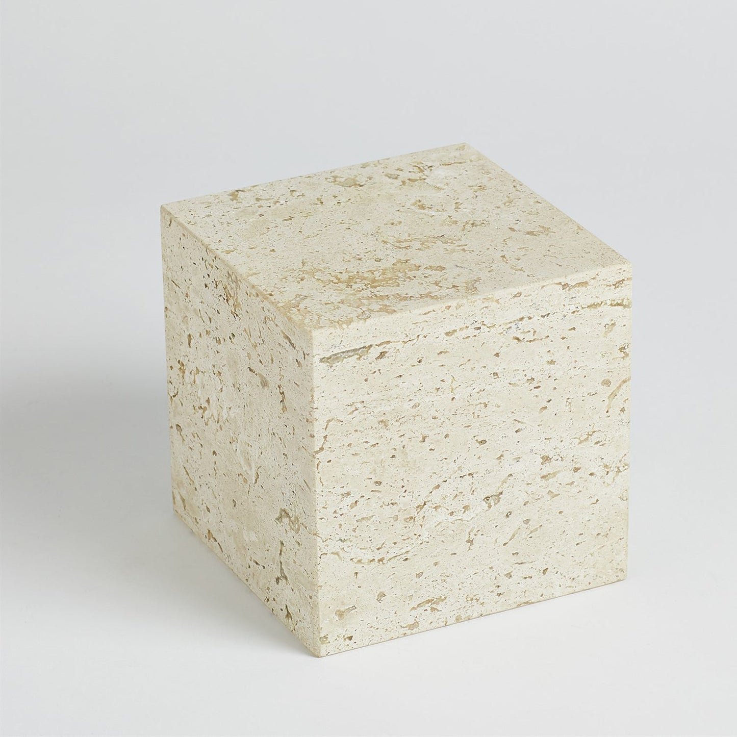 Global Views Travertine Cube Riser