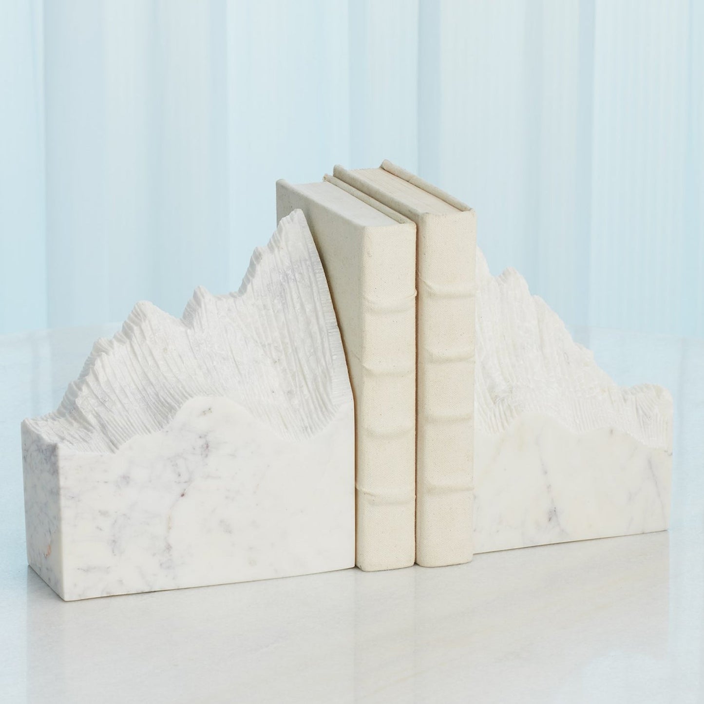 Global Views Pair Mountain Summit Bookend Set