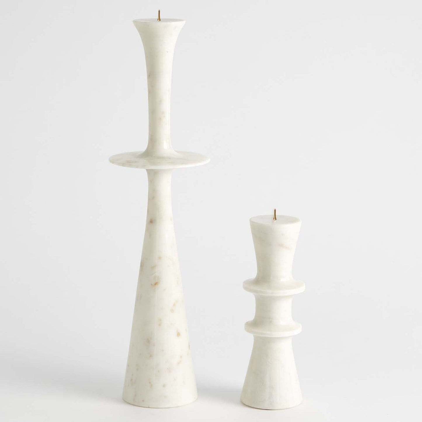 Global Views Double Flair Candle Holder