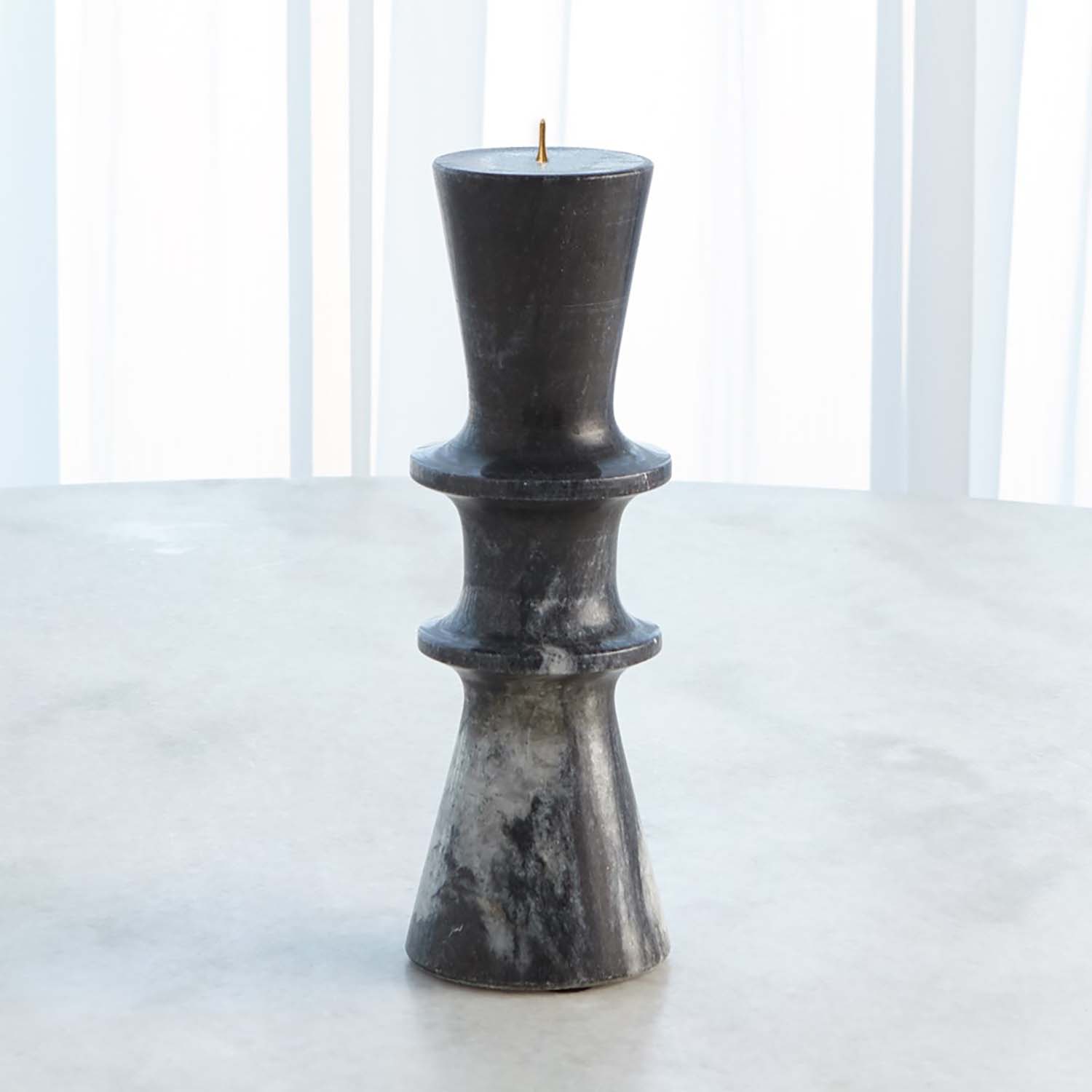 Global Views Double Flair Candle Holder