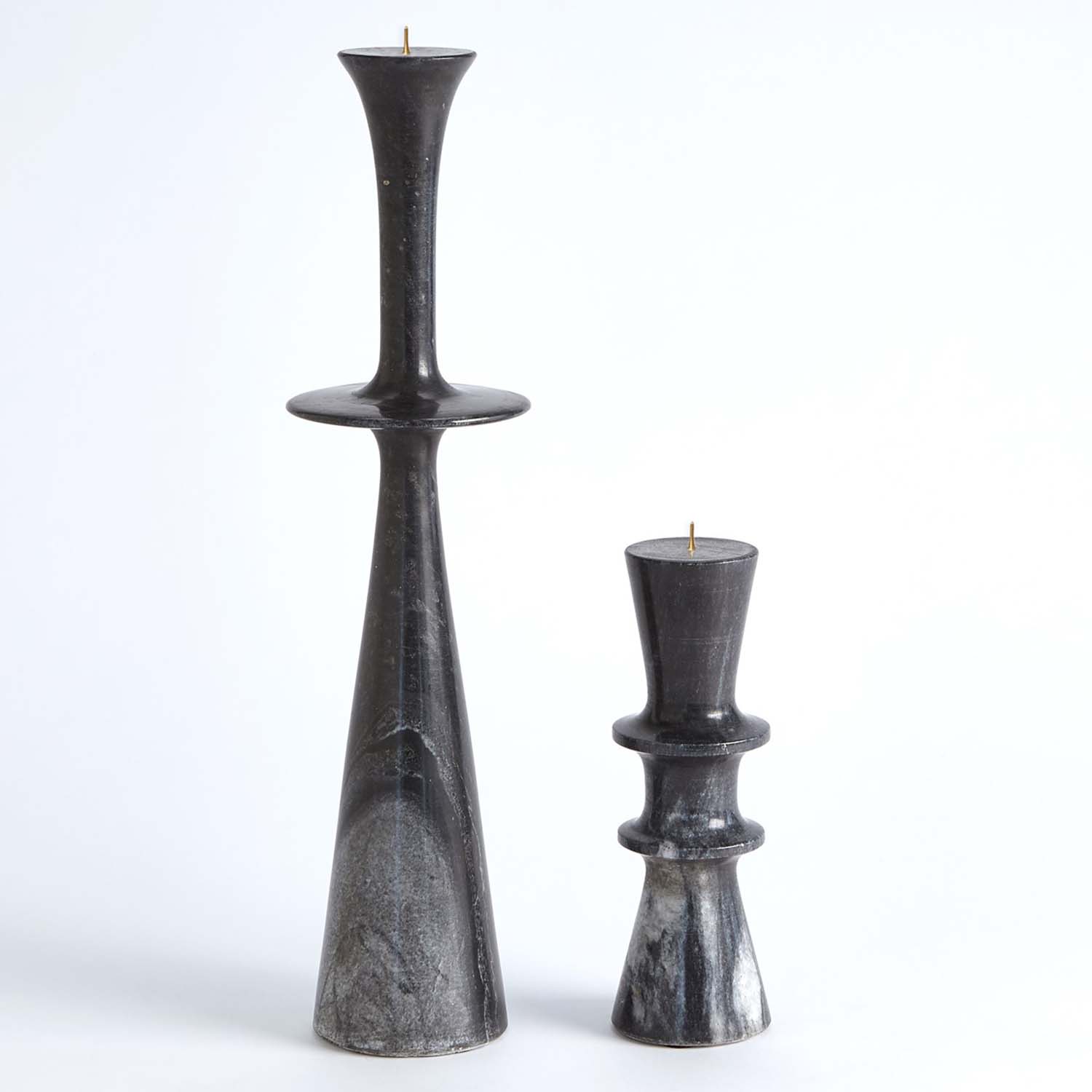 Global Views Double Flair Candle Holder