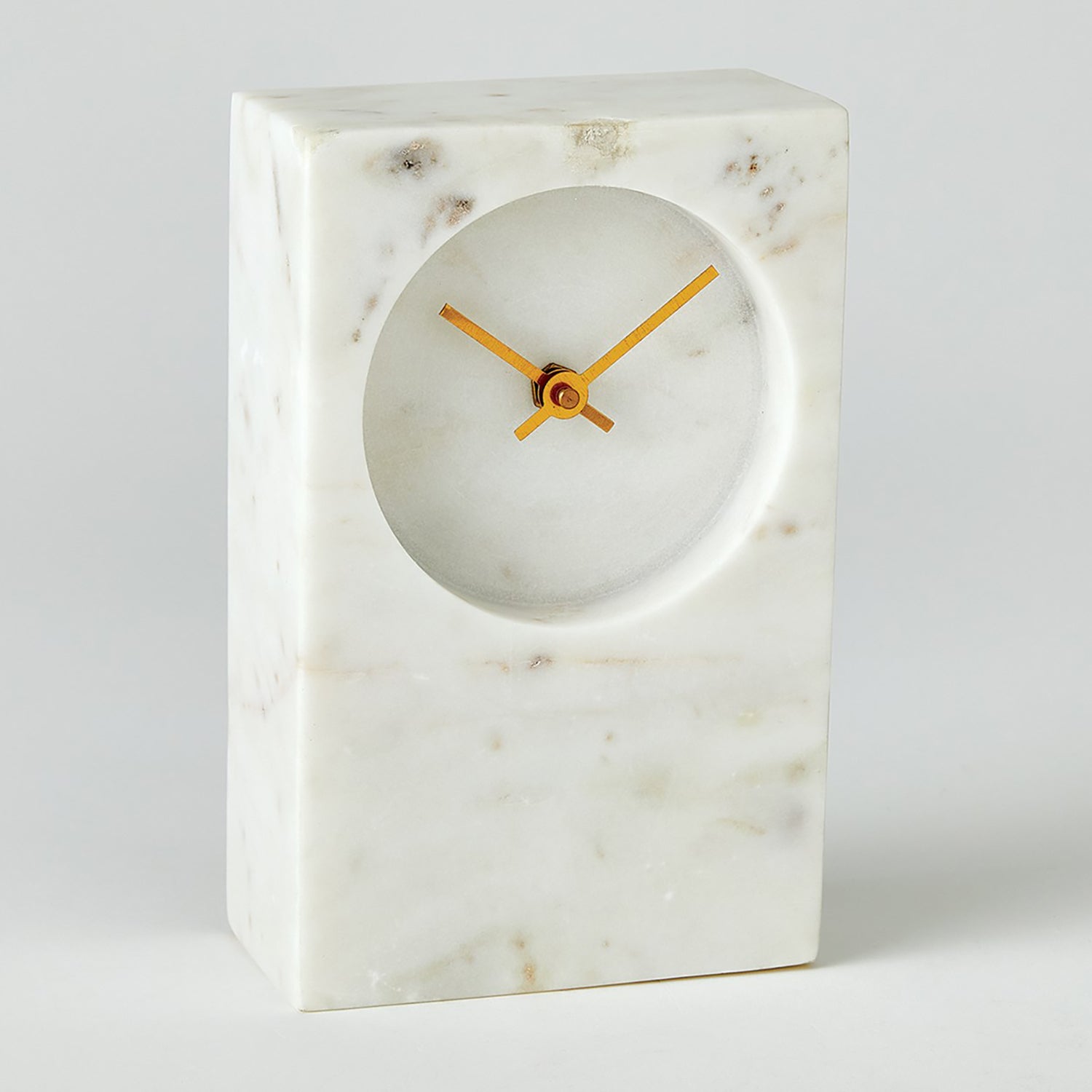 Global Views Marble Tower Clock