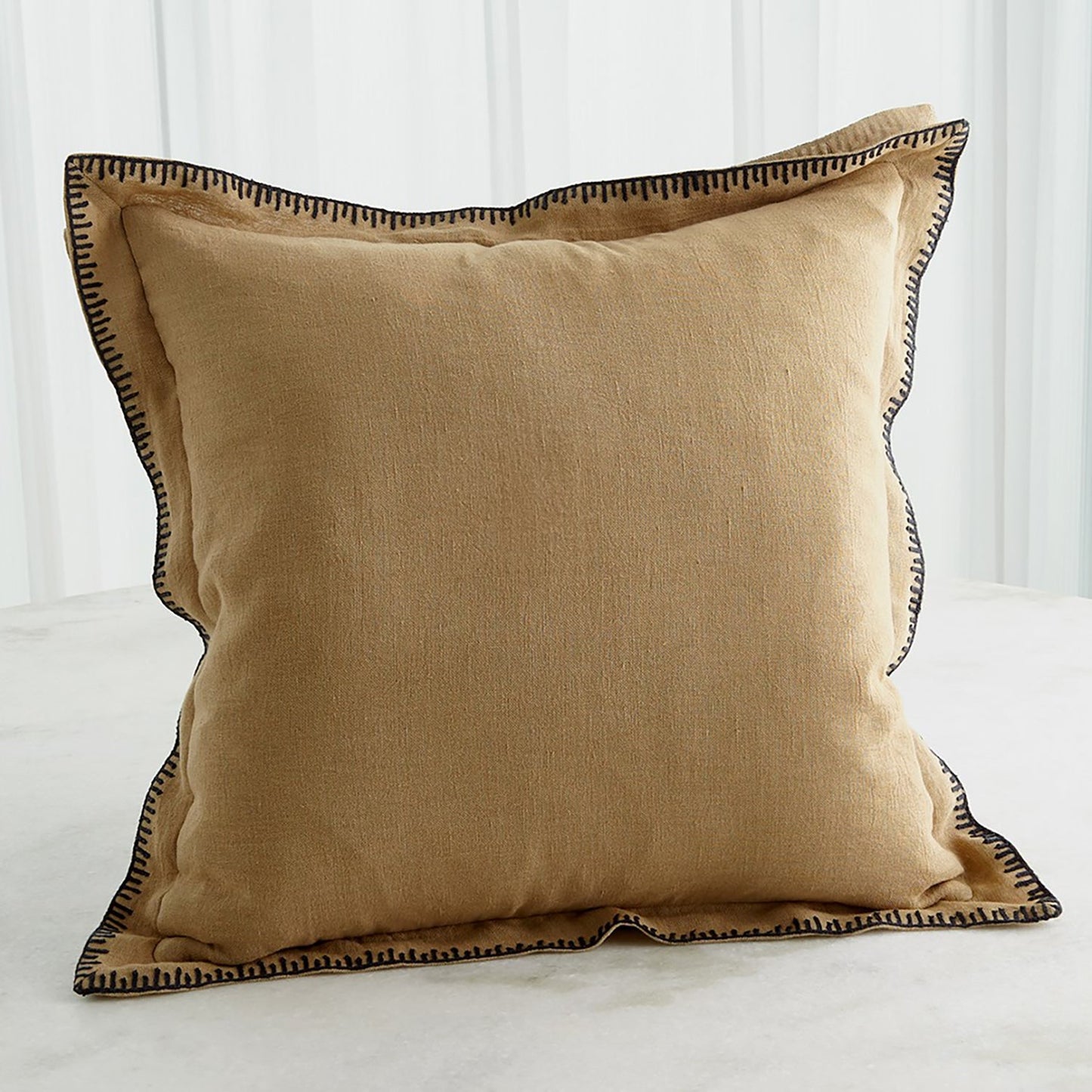 Global Views Stitched Throw Pillow