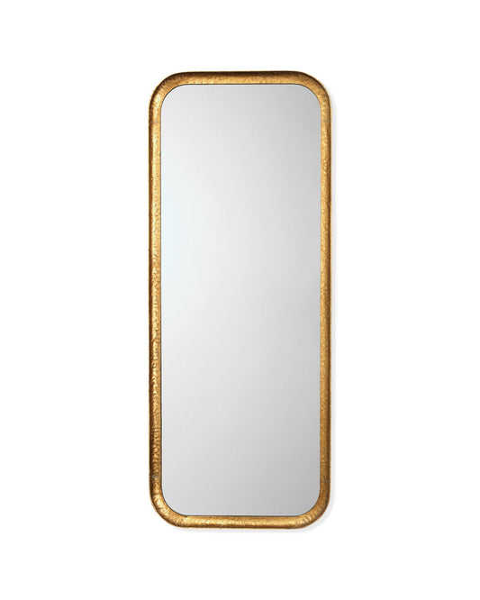 Capital Rectangle Mirror Gold Leaf