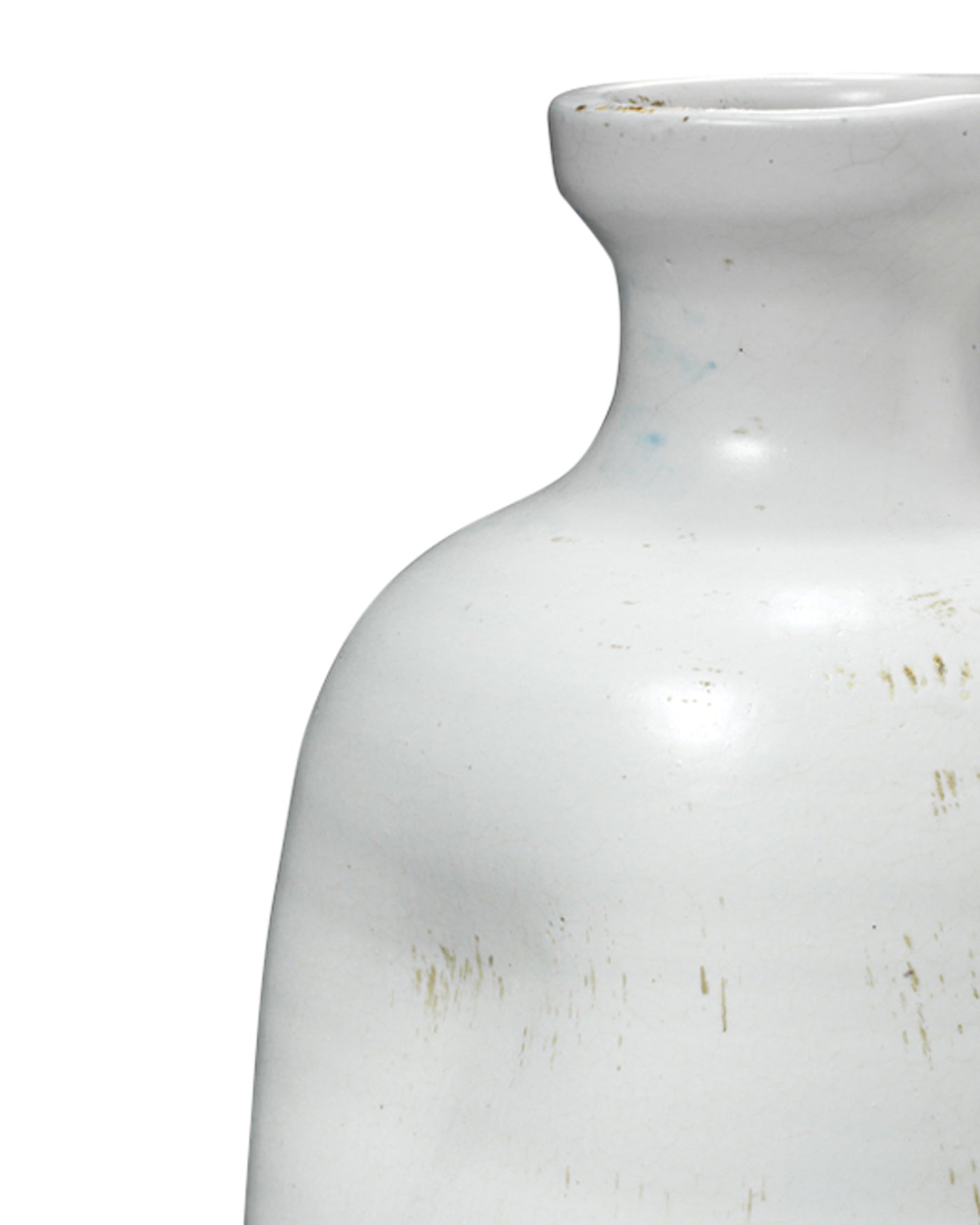 Dimple Vase White