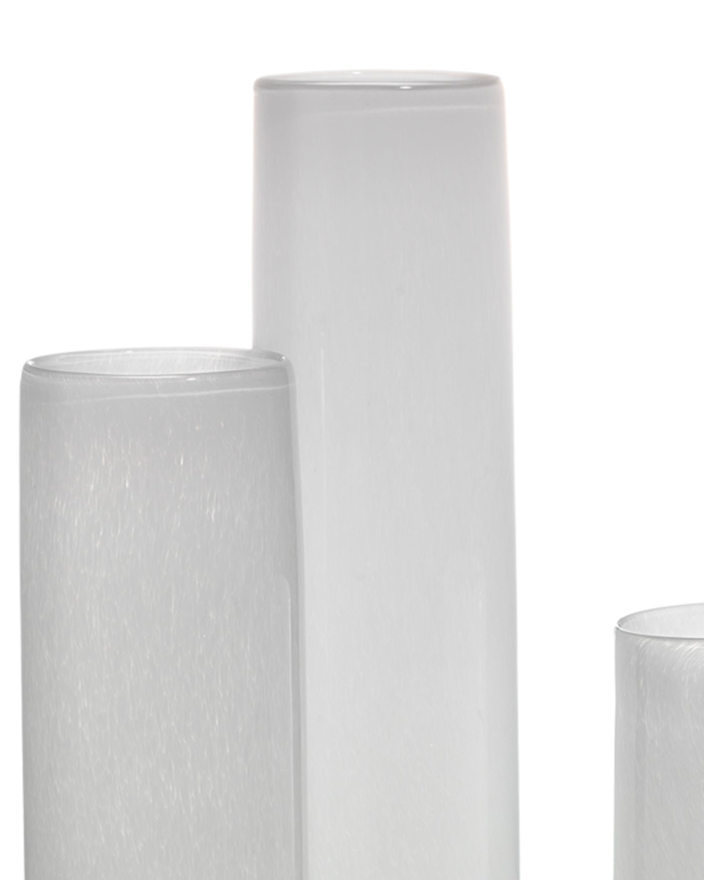 Gwendolyn Hand Blown Vases (Set Of 3) - White