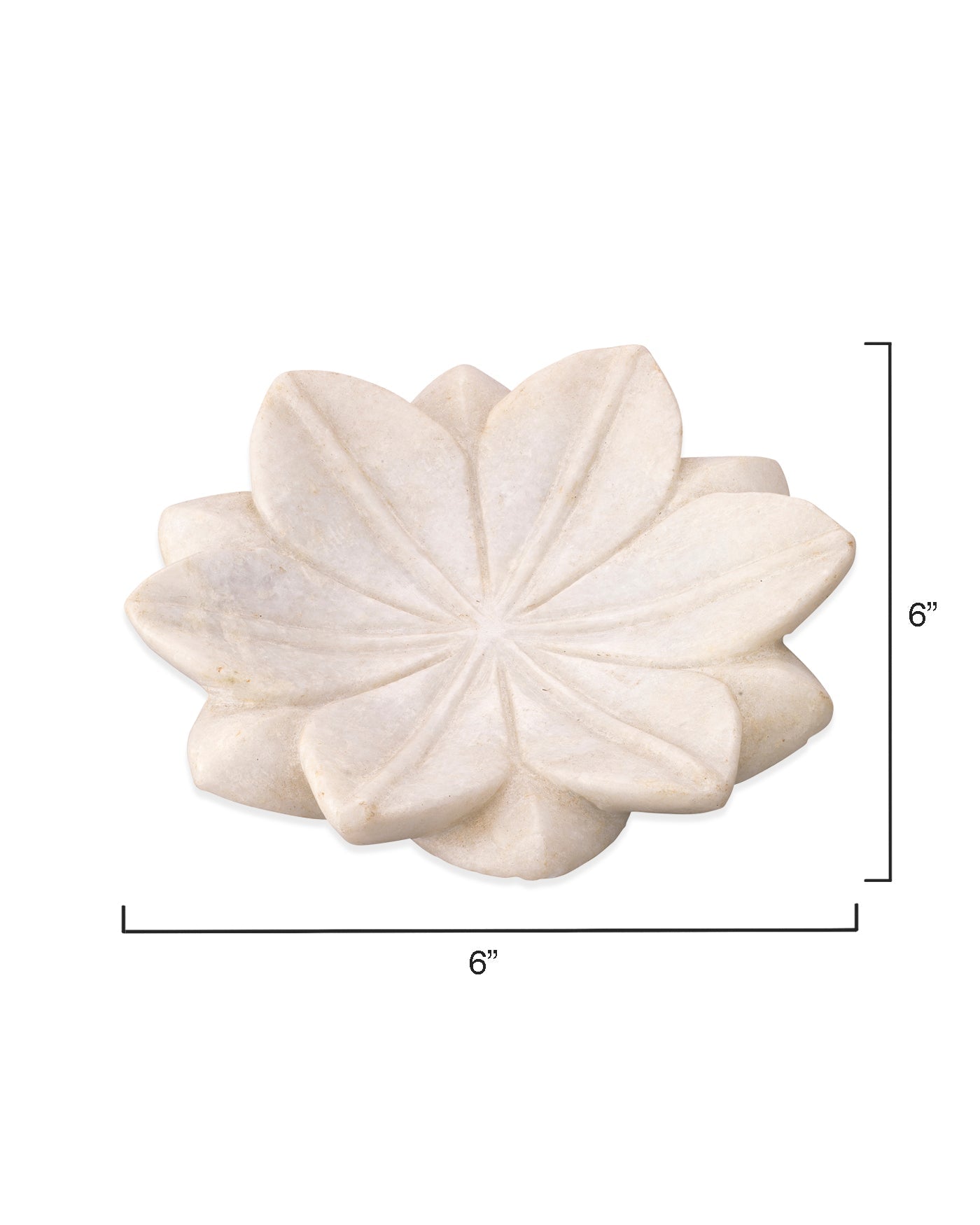 Lotus Marble Plates (Set Of 3)