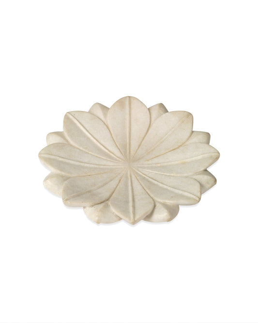 Lotus Marble Plate - Large