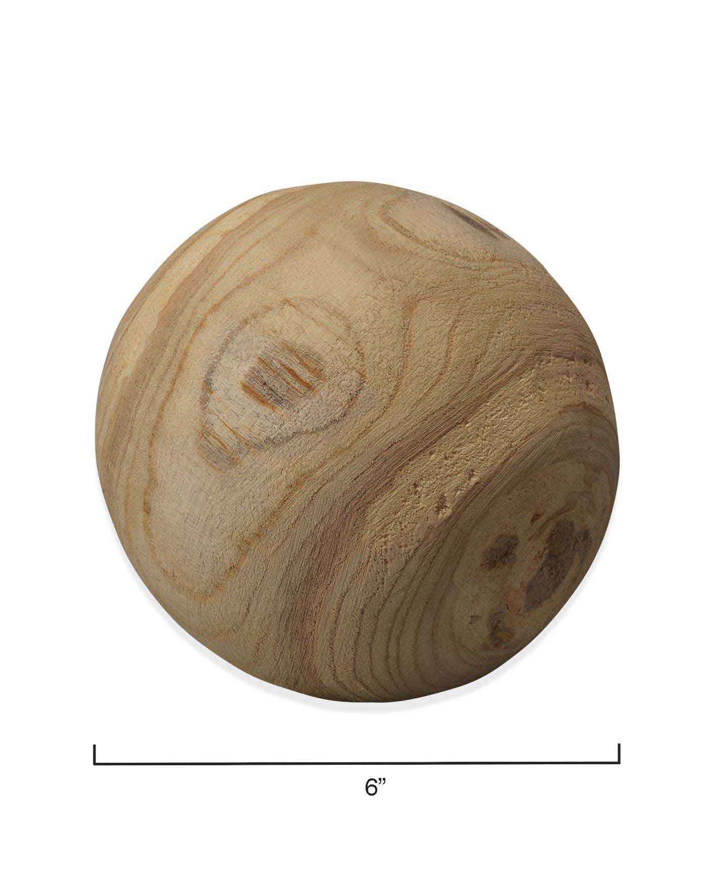 Malibu Wood Balls (Set Of 3)