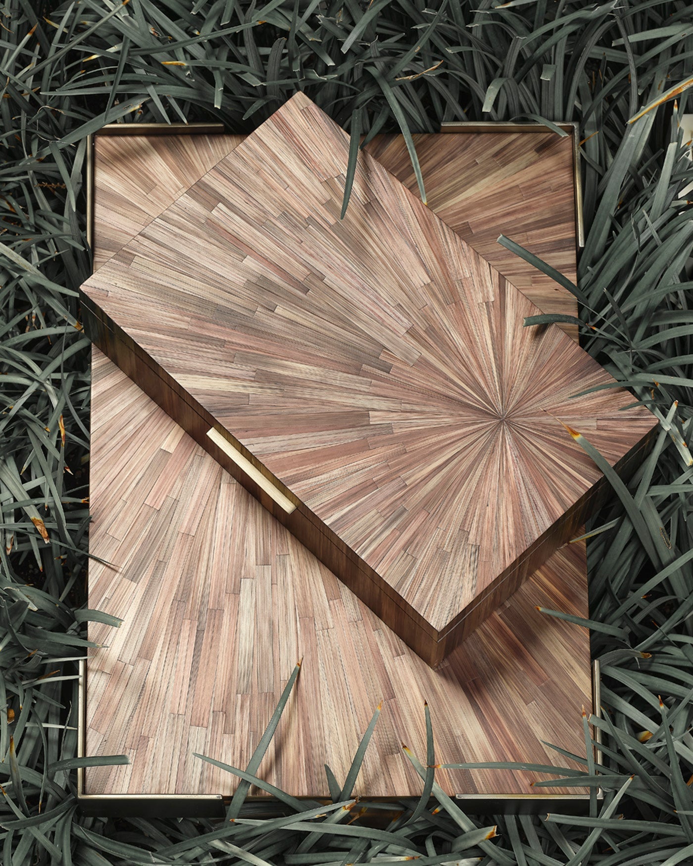 Palm Marquetry Tray