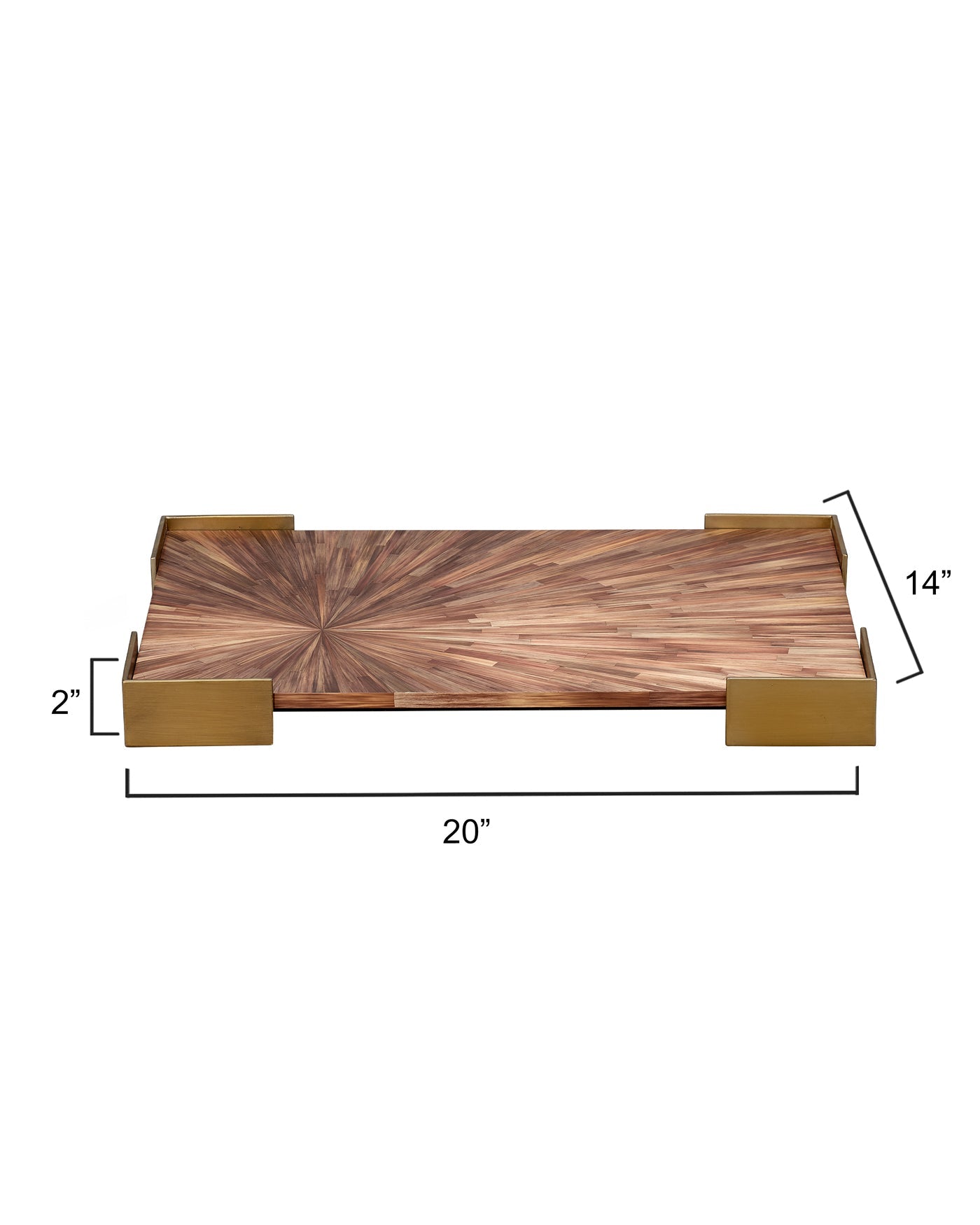 Palm Marquetry Tray