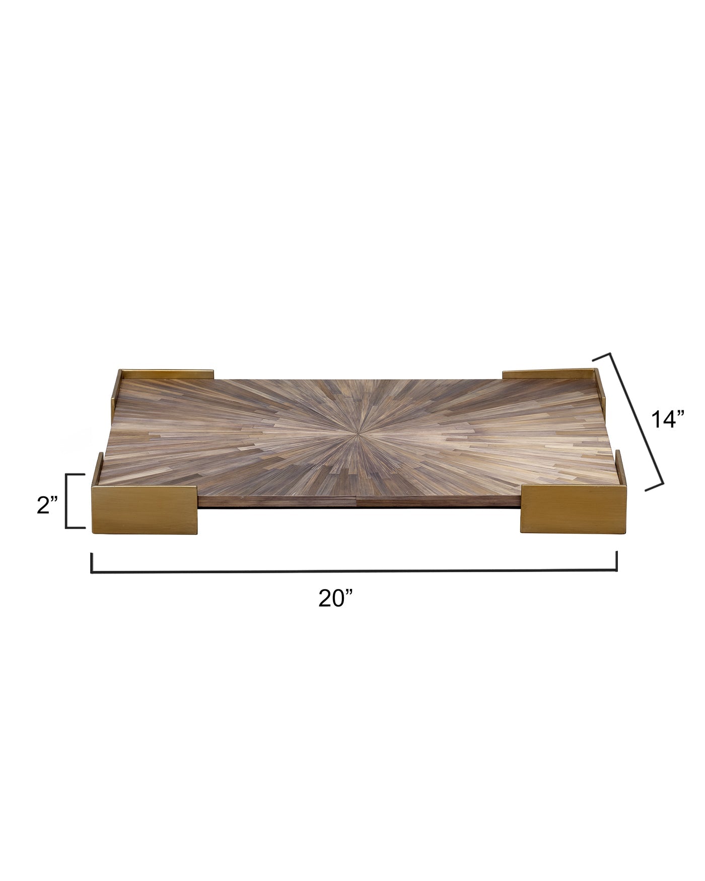 Palm Marquetry Tray