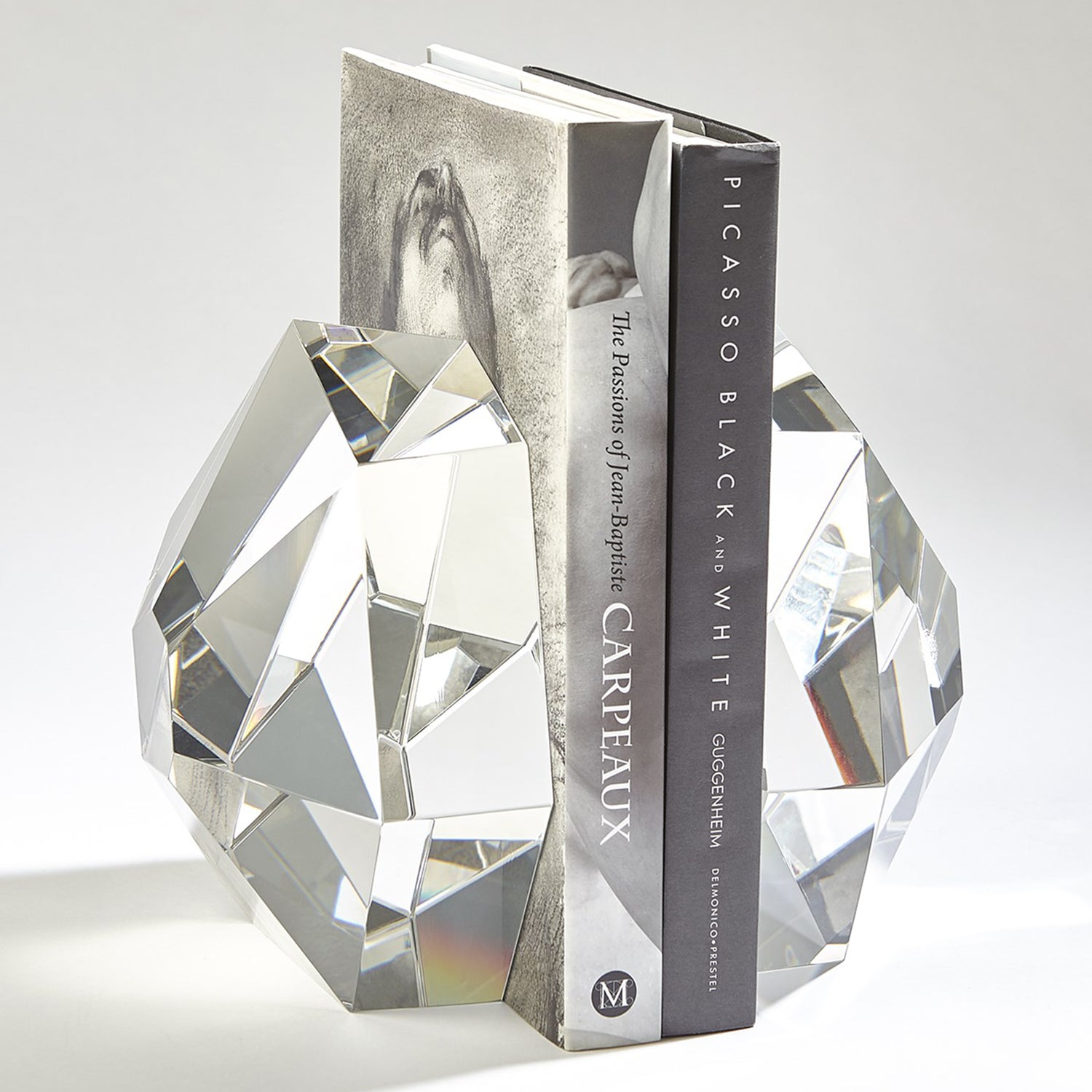 Global Views Crystal Bookend Set