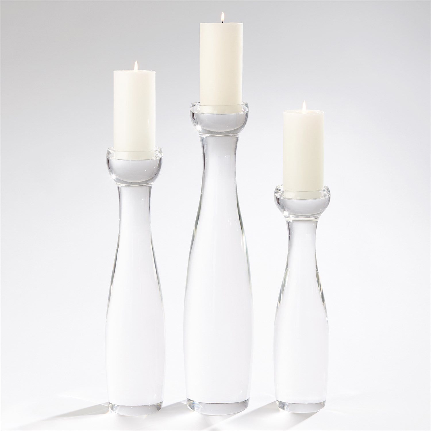 Global Views Modern Crystal Candleholder