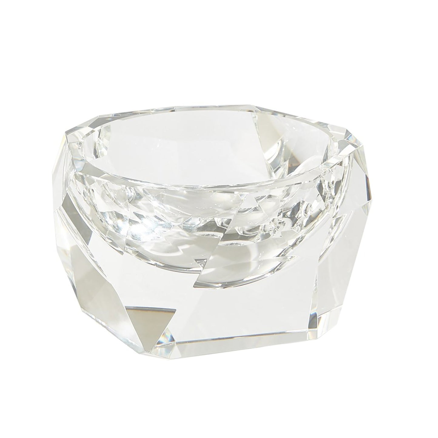 Global Views Multi Facet Crystal Bowl