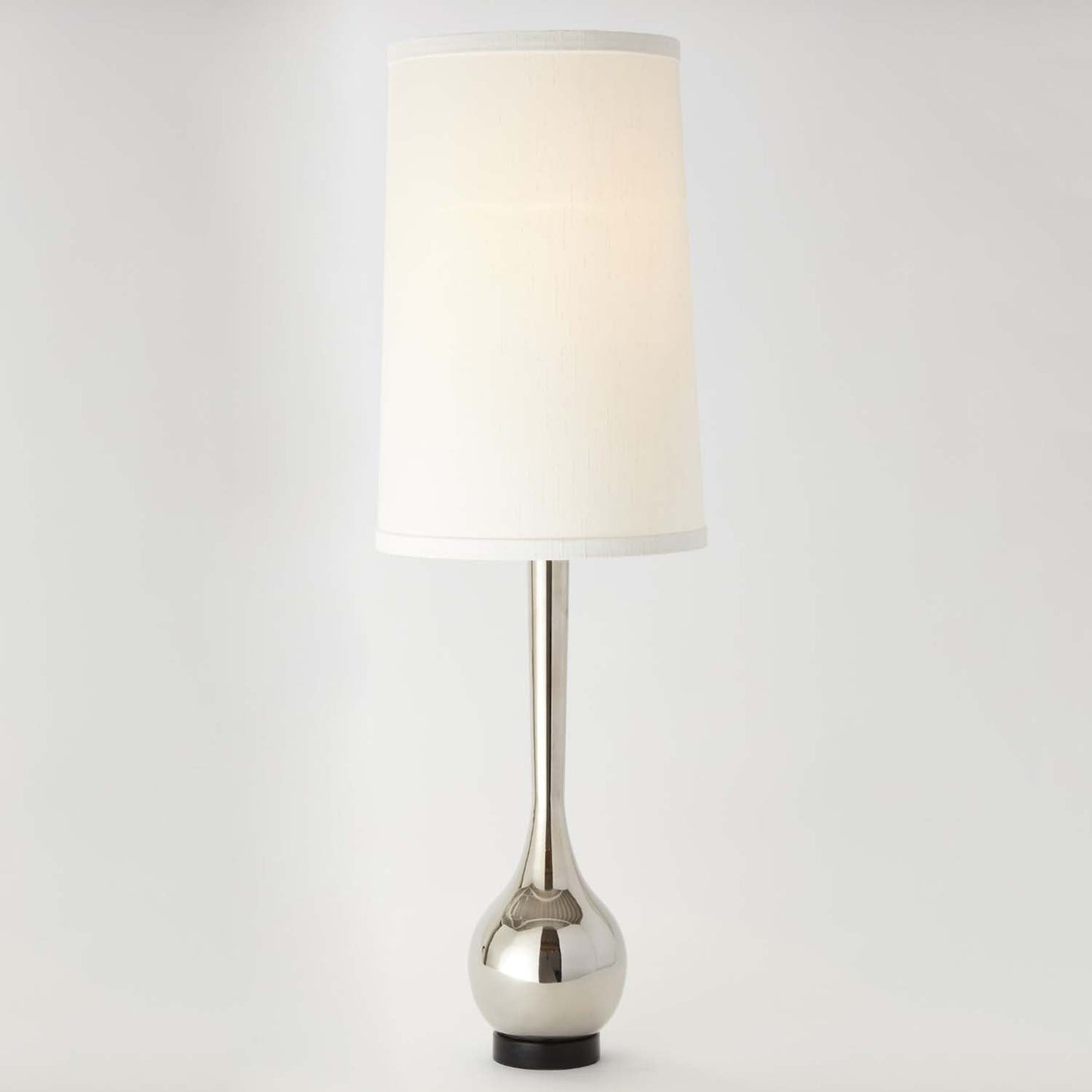 Global Views Bulb Vase Nickel Table Lamp