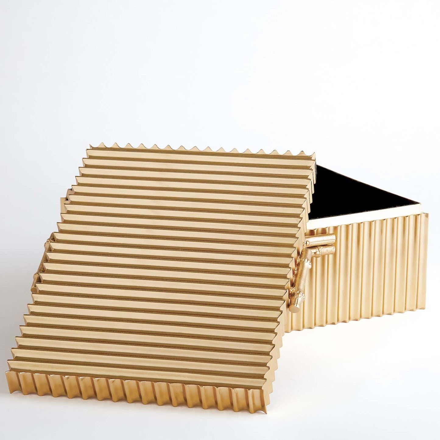 Global Views Corrugated Bamboo Box