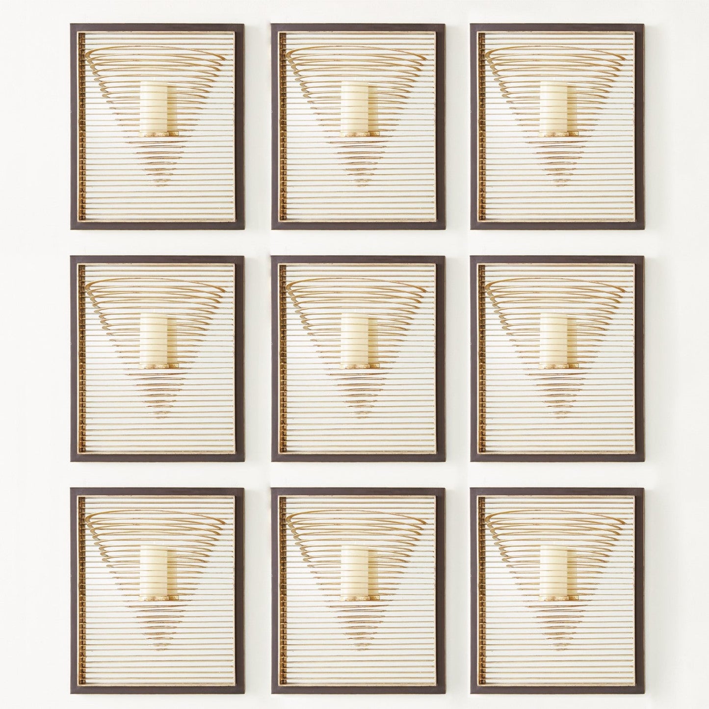 Global Views Pyramid Candle Wall Sconce