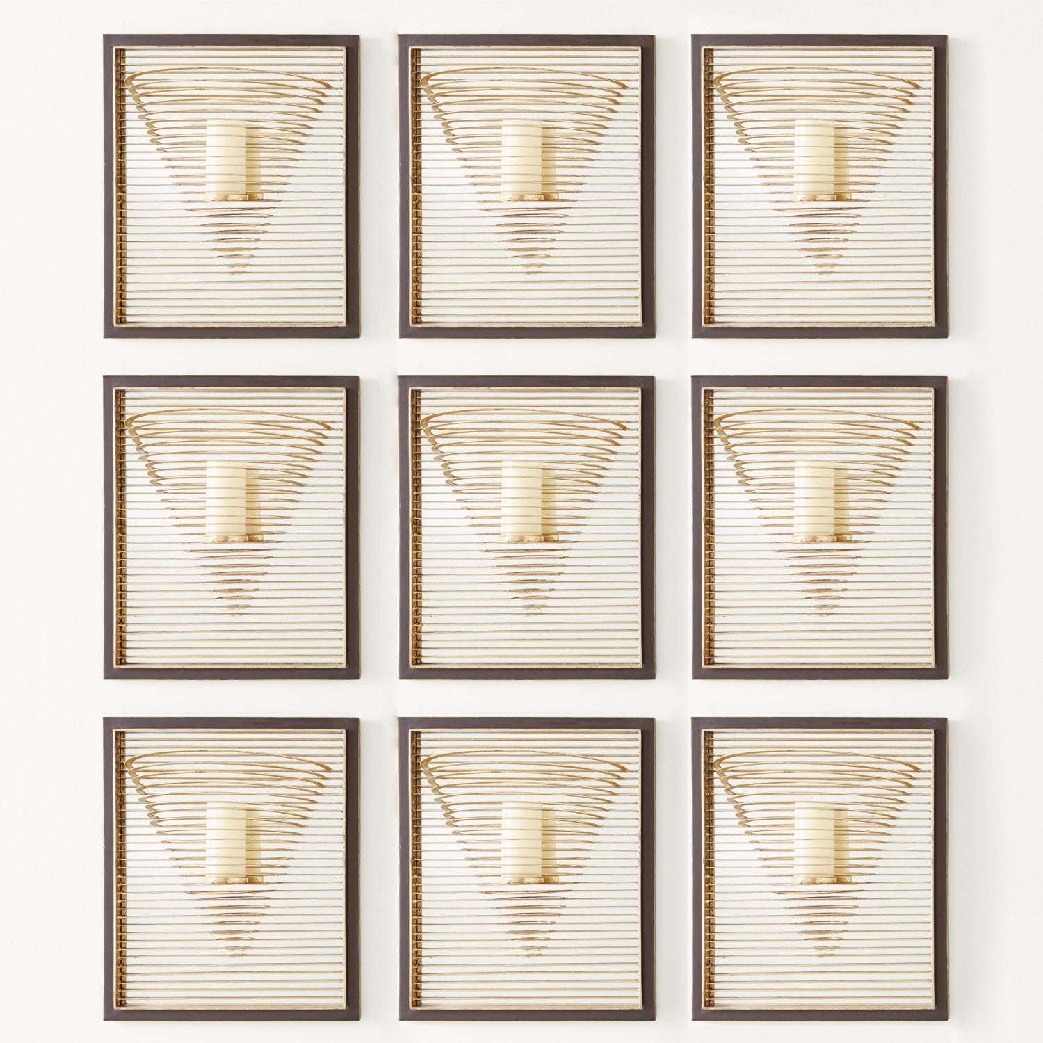 Global Views Pyramid Candle Wall Sconce