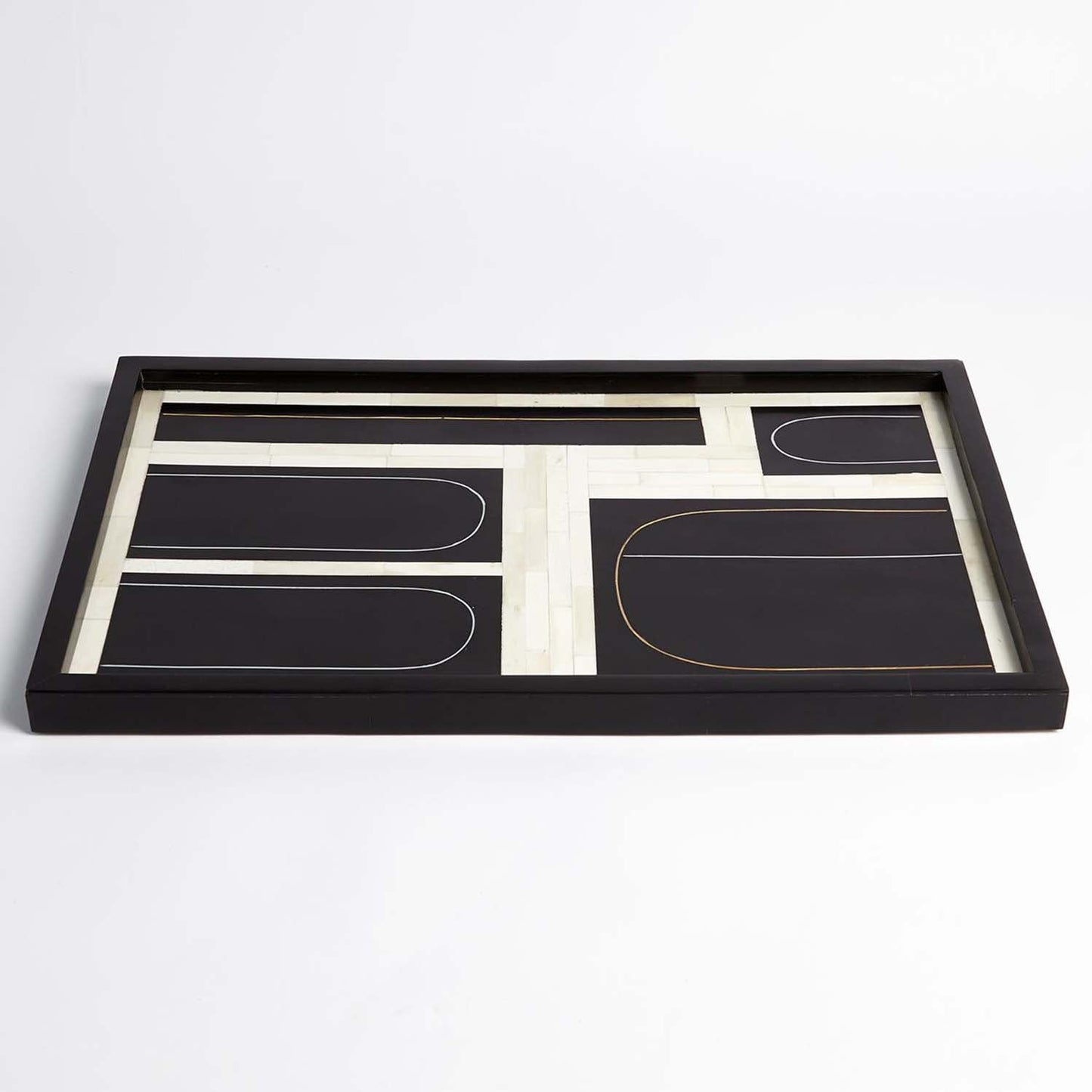 Global Views Brass Loop Tray