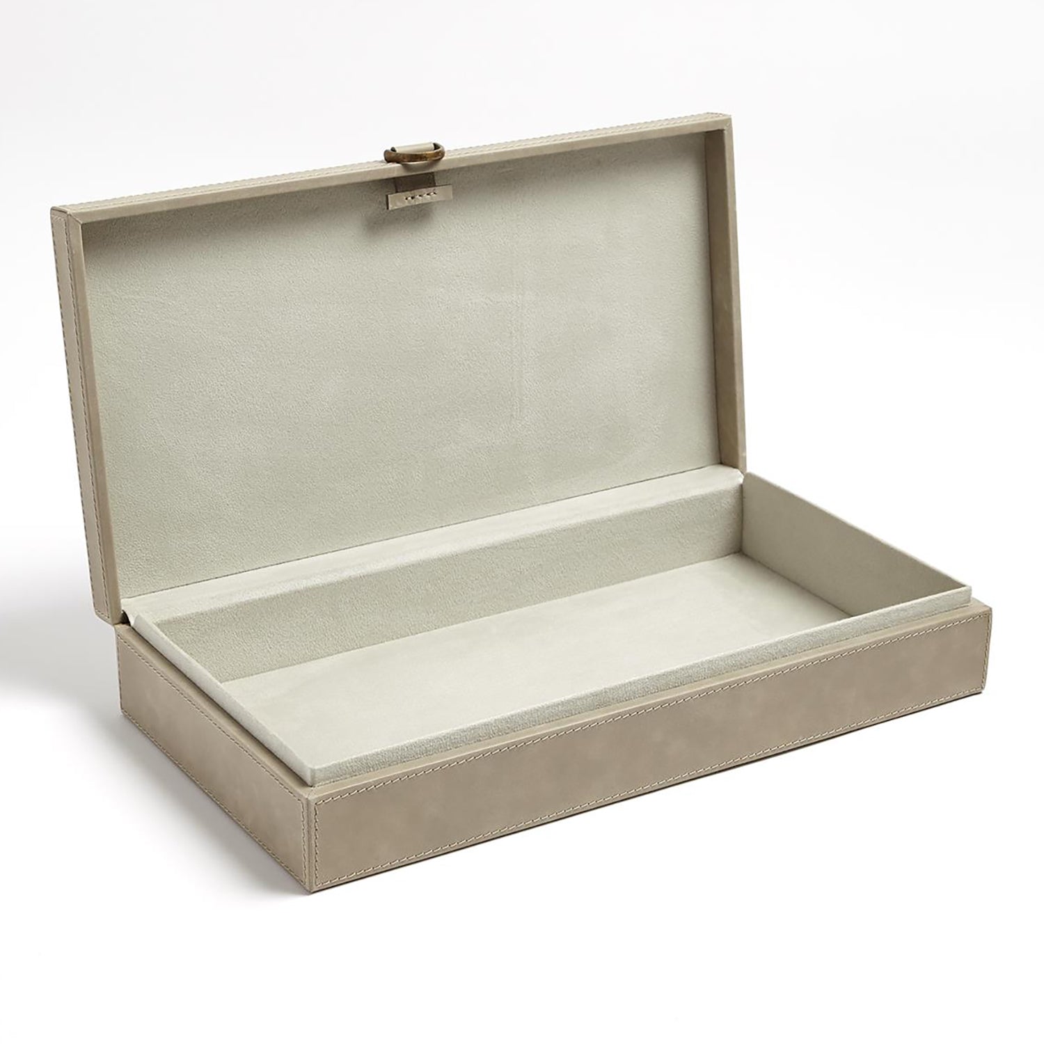 Global Views Marble Leather D Ring Box