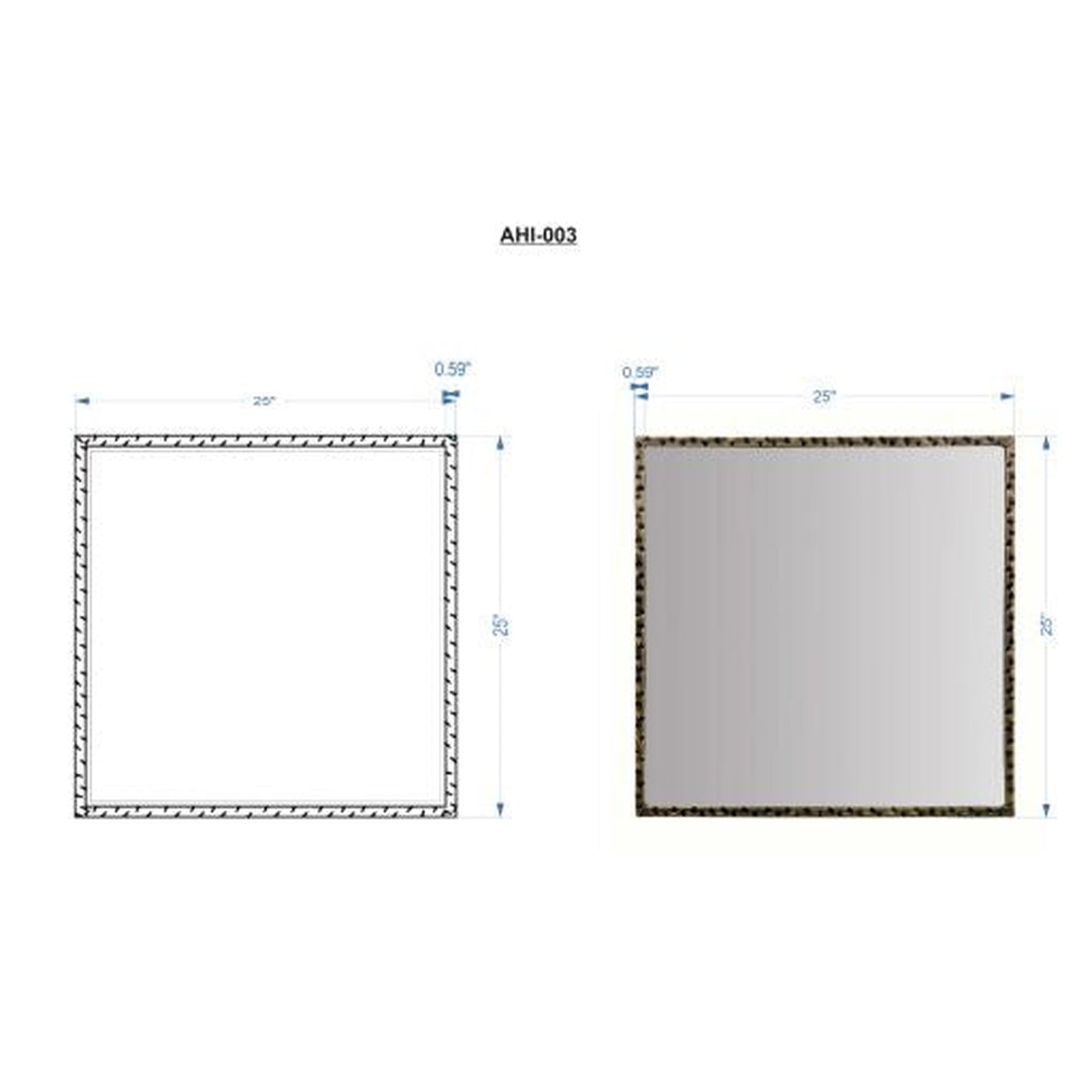 Surya Alchemist Square Mirror